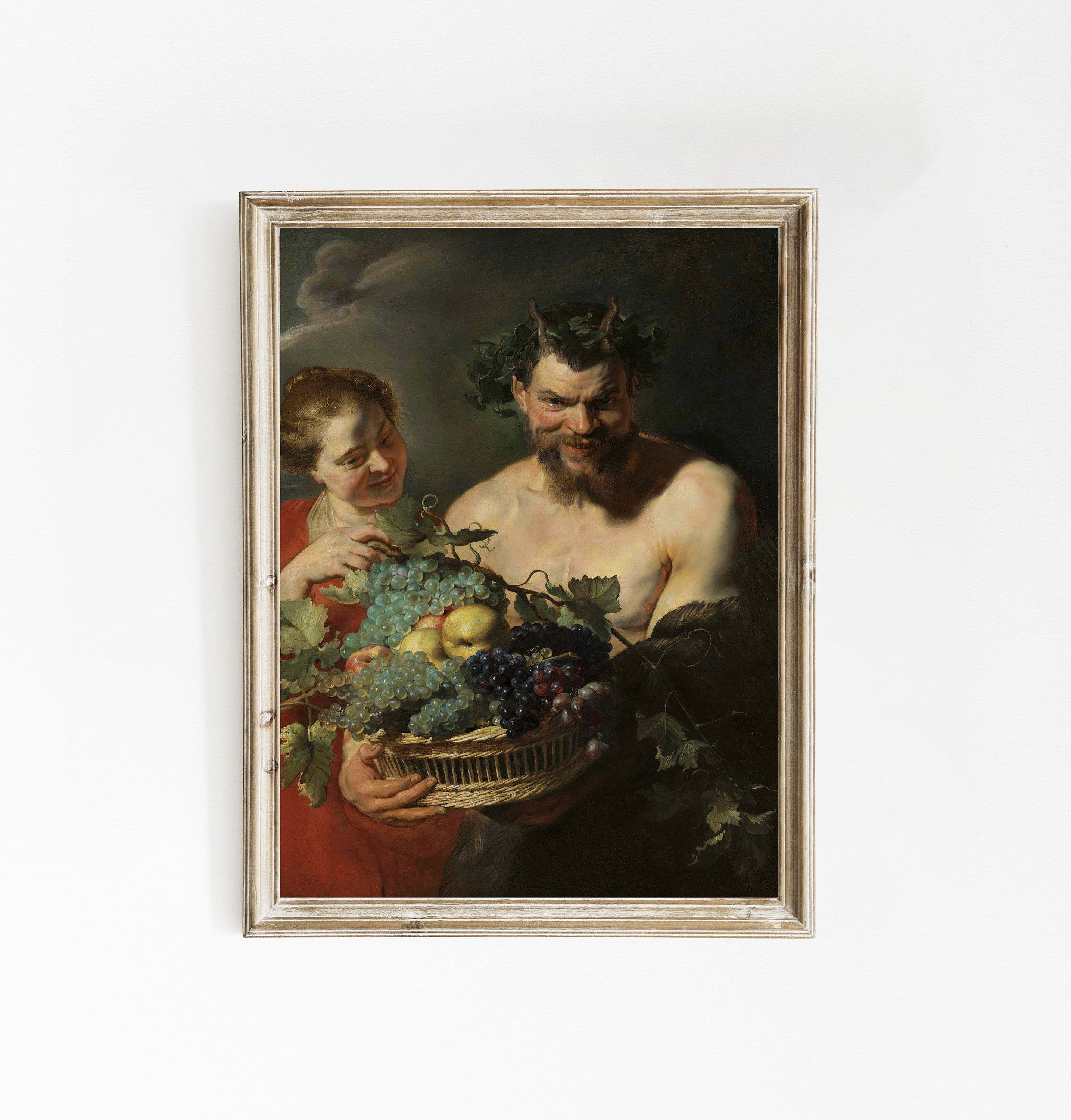 Peter Paul Rubens Satyr And Girl Vintage Awesome Poster (No Frame) Peter Paul Rubens Satyr And Girl Vintage Awesome Poster (No Frame)