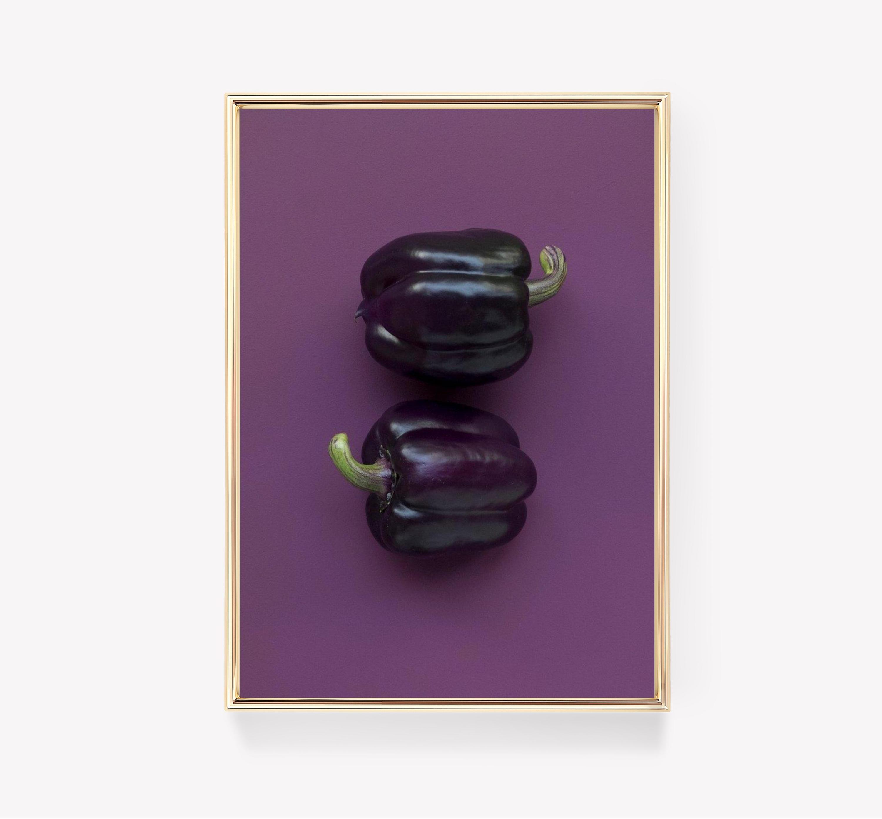 Purple Bell Peppers Abstract Art Limited Edition Posters (No Frame) Purple Bell Peppers Abstract Art Limited Edition Posters (No Frame)