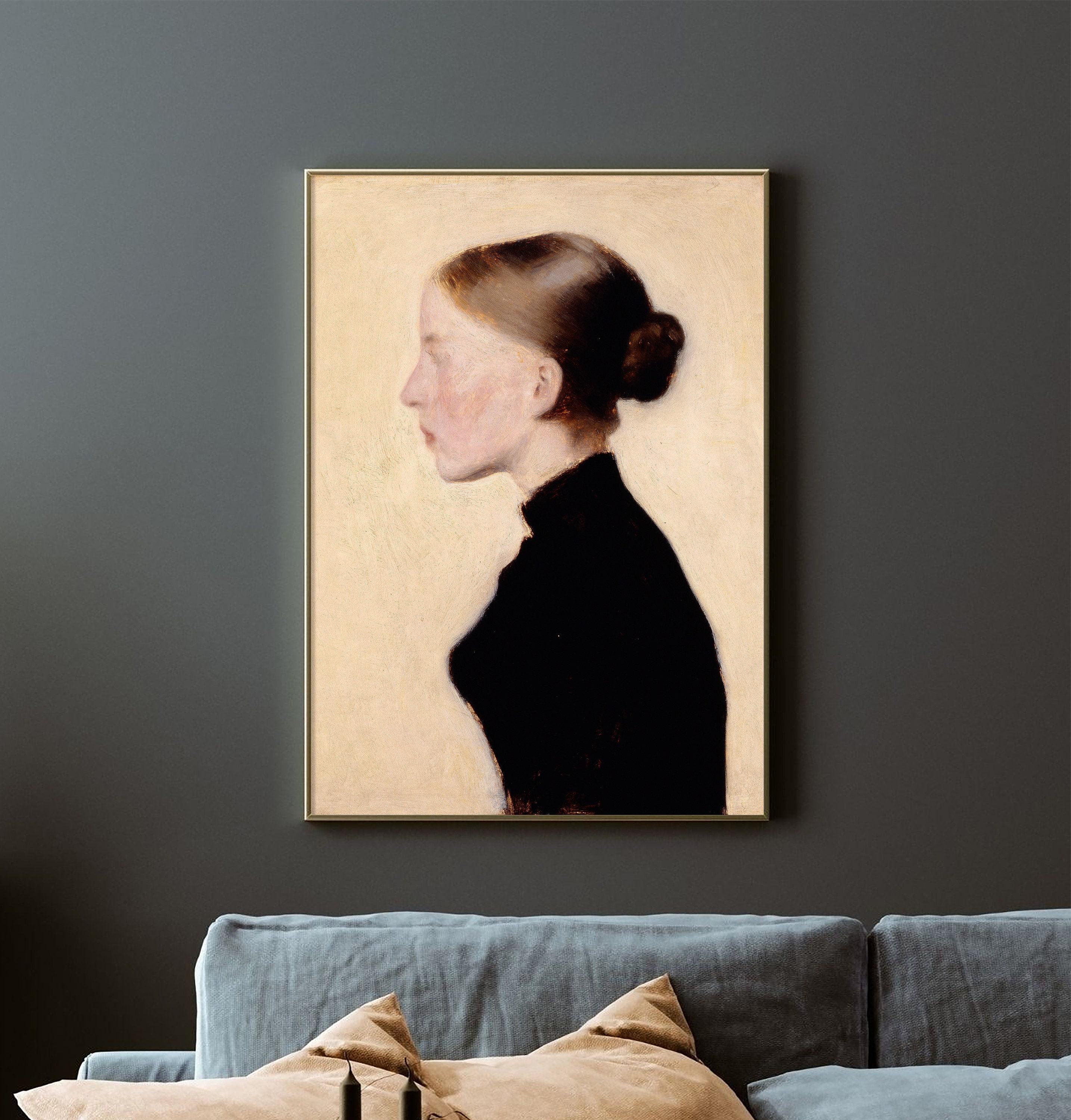 Vilhelm Hammershoi En Ung Brystsyg Pige 1888 Trending Style Poster (No Frame) Vilhelm Hammershoi En Ung Brystsyg Pige 1888 Trending Style Poster (No Frame)