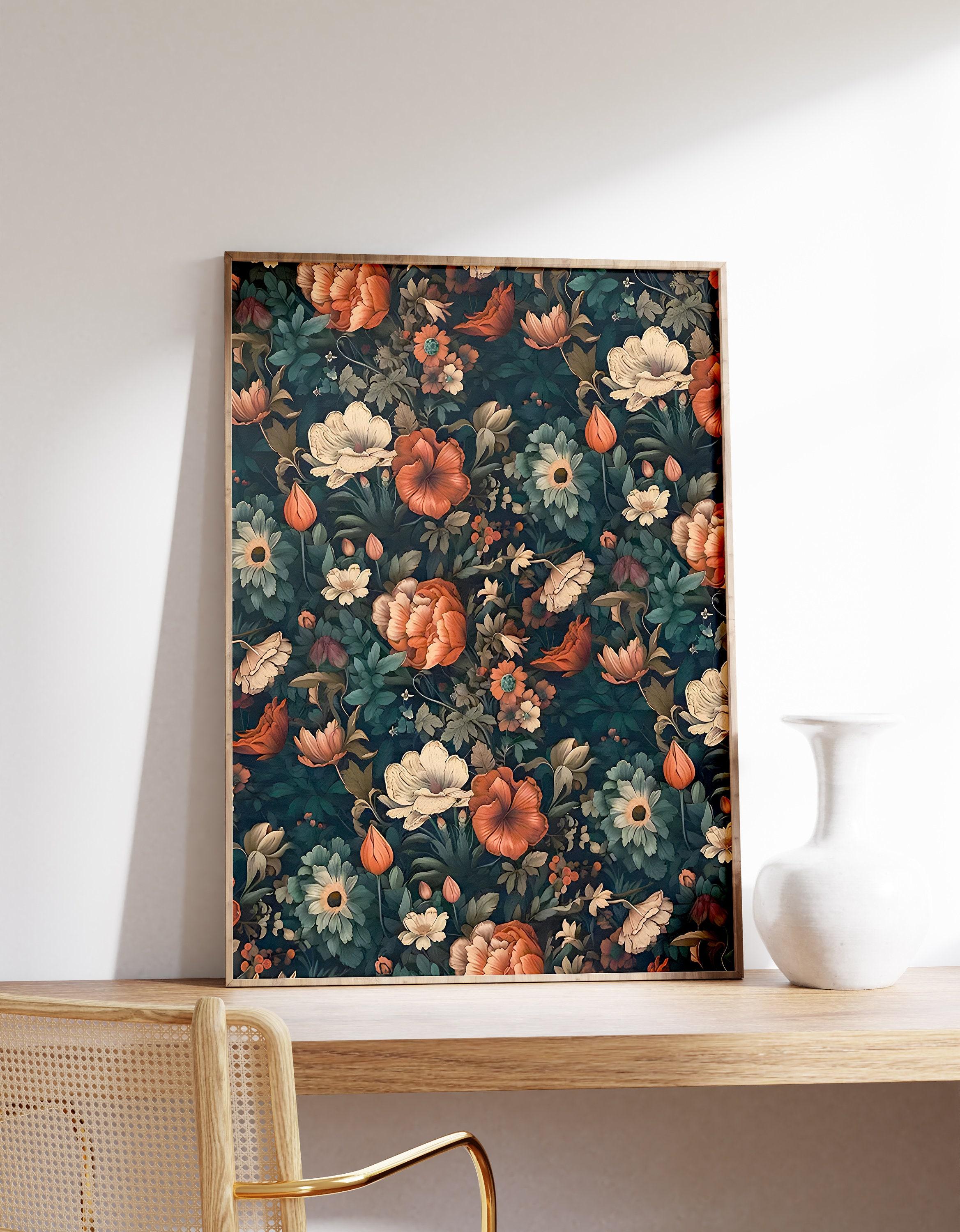 Vintage Aesthetic Beautiful Flowers Nature Art Dark Cottagecore Plant Collage Flower Art Limited Edition Posters (No Frame) Vintage Aesthetic Beautiful Flowers Nature Art Dark Cottagecore Plant Collage Flower Art Limited Edition Posters (No Frame)