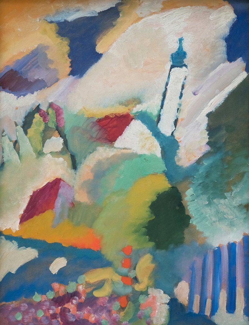 Wassily Kandinsky Landscape Church 1913 Limited Edition Posters (No Frame) Wassily Kandinsky Landscape Church 1913 Limited Edition Posters (No Frame)