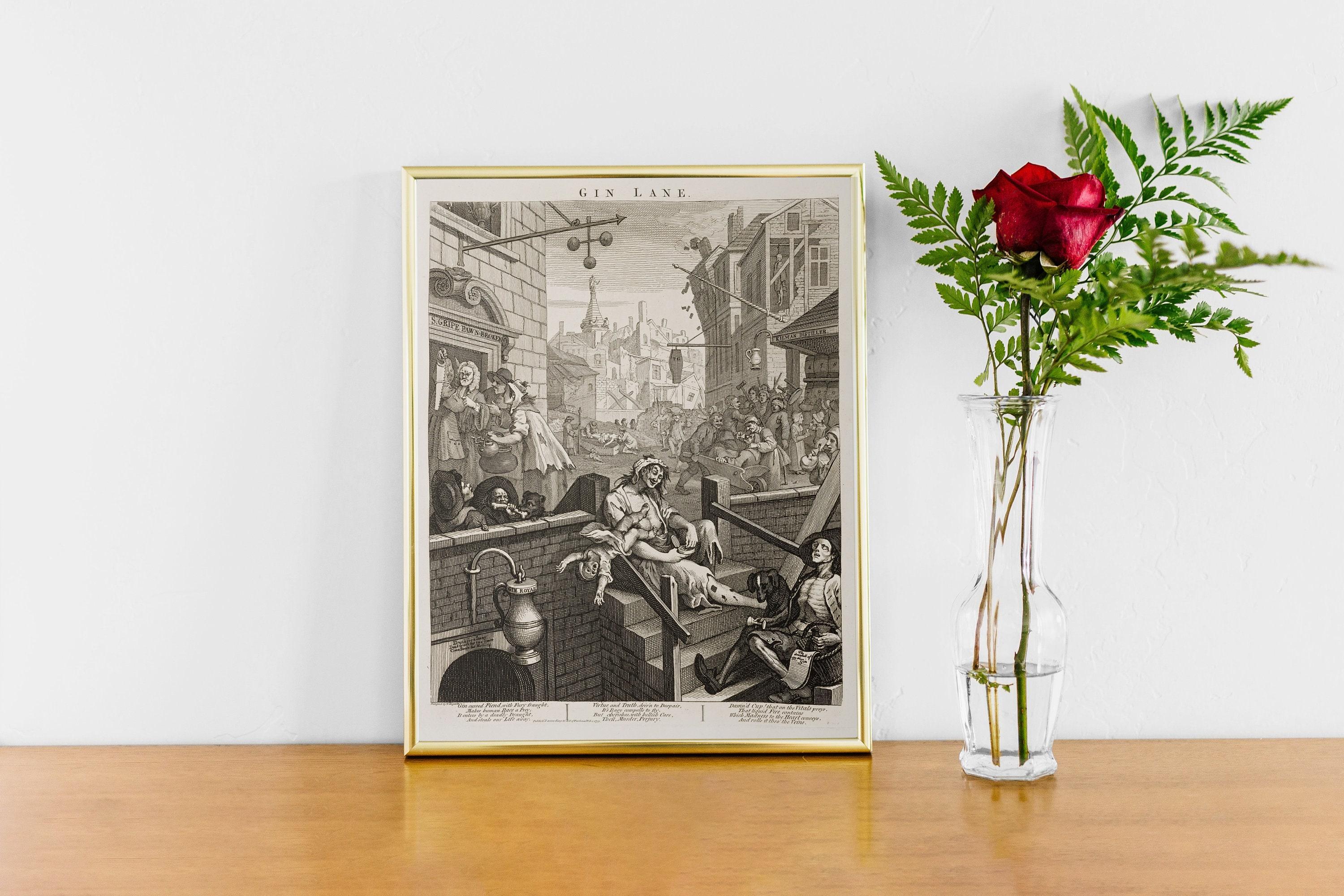 William Hogarth Gin Lane 1751 Trending Style Poster (No Frame) William Hogarth Gin Lane 1751 Trending Style Poster (No Frame)
