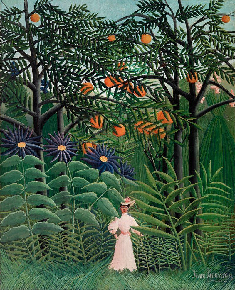 Woman Walking In Exotic Forest Limited Edition Posters (No Frame) Woman Walking In Exotic Forest Limited Edition Posters (No Frame)