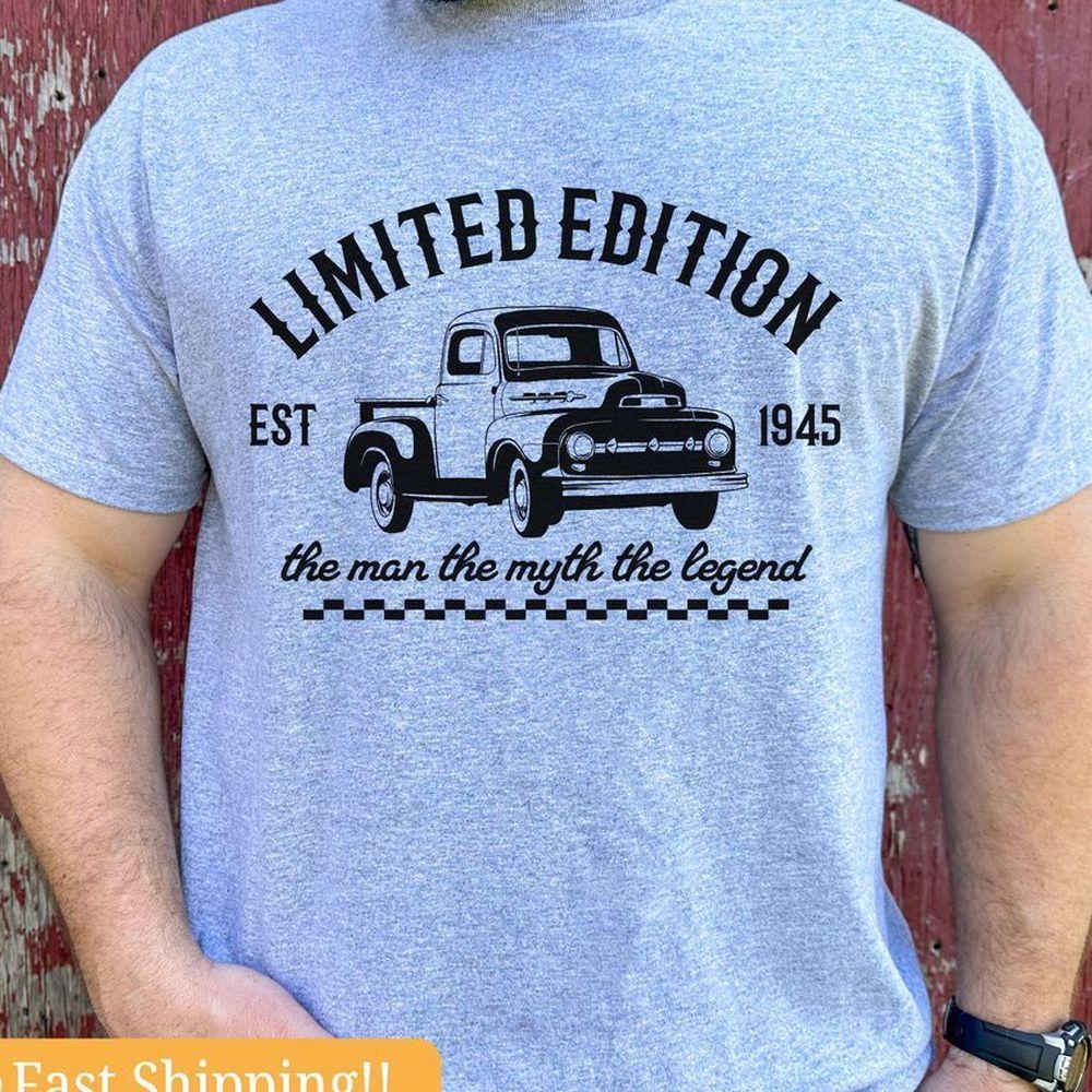 1945 Vintage 80th Birthday Dad 2 Shirt