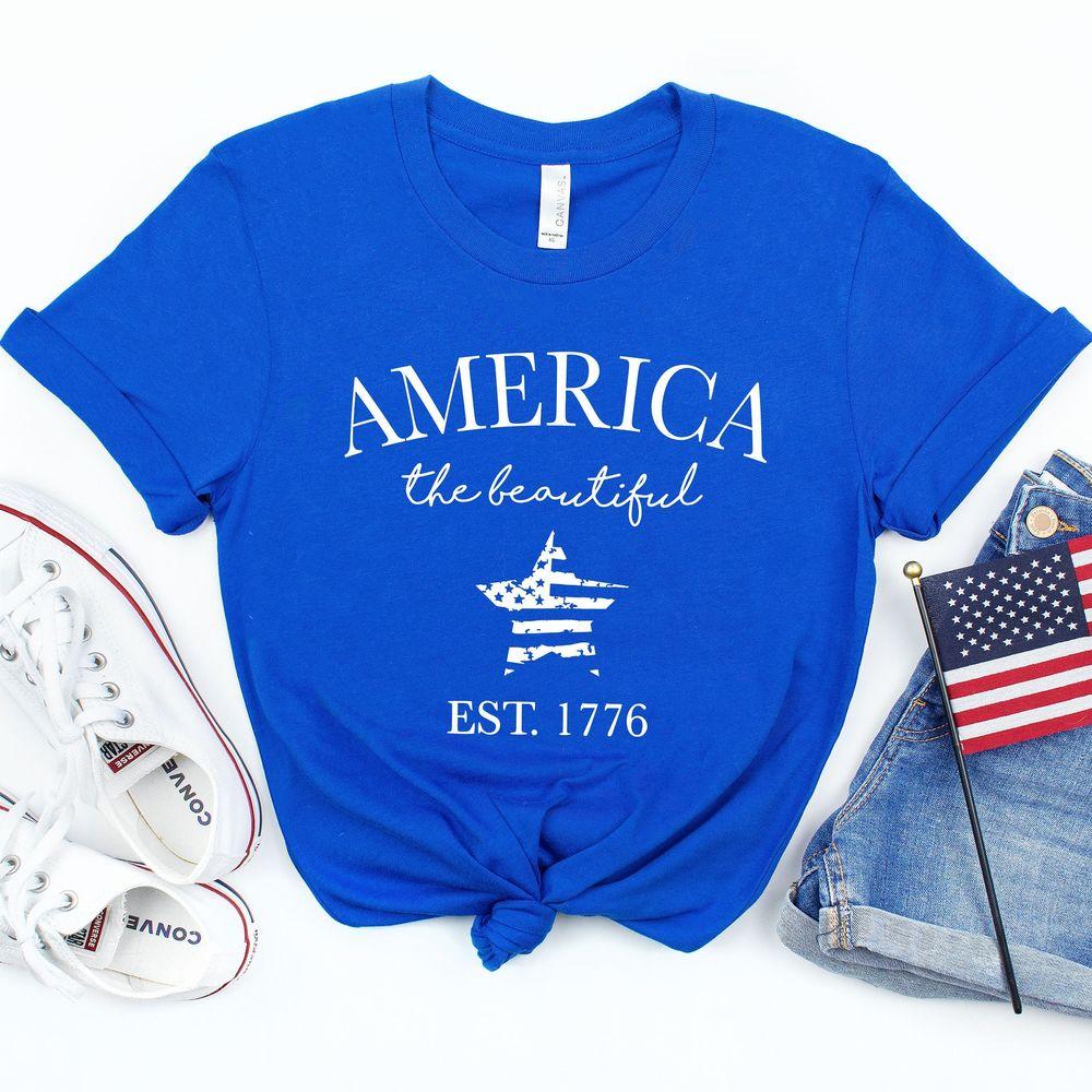 4th Of July America The Beautiful Tshirt