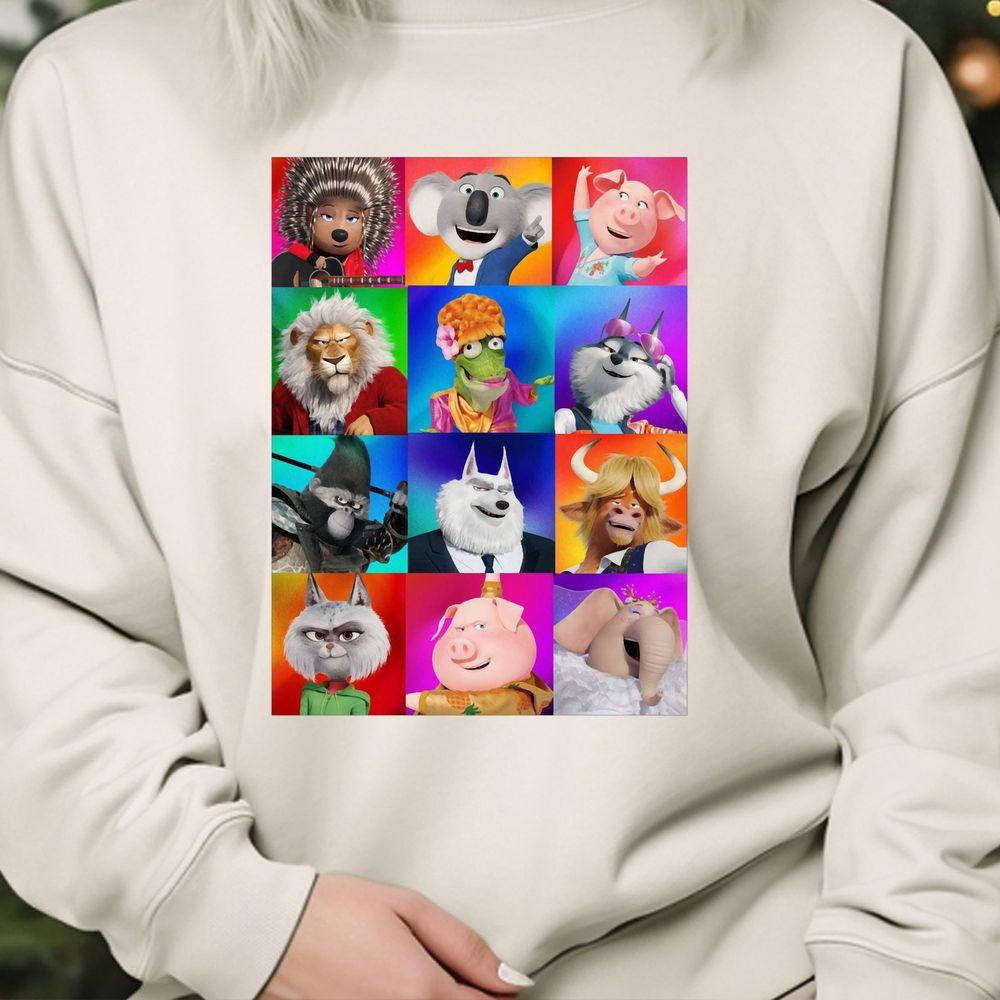 All Character Sing 2 Movie Awesome Shirt