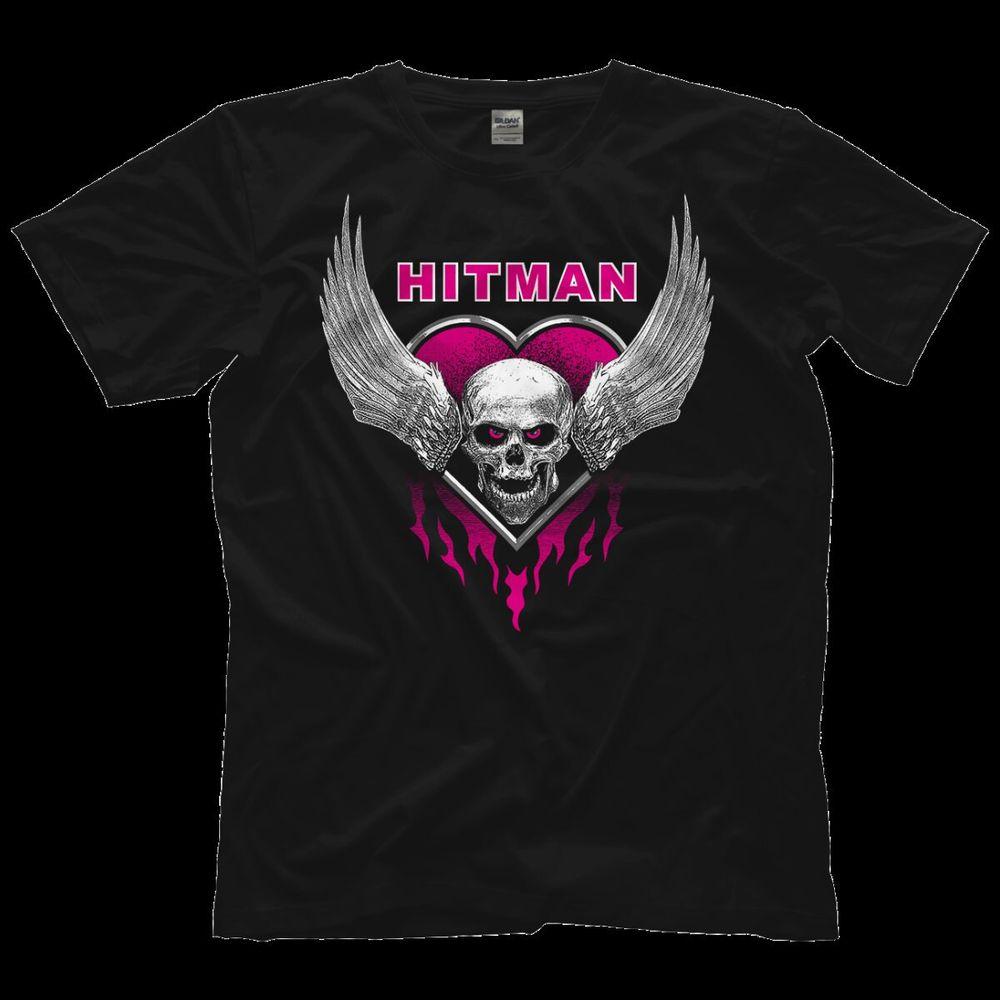 Bret The Hitman Hart Hart Skull Awesome Shirt