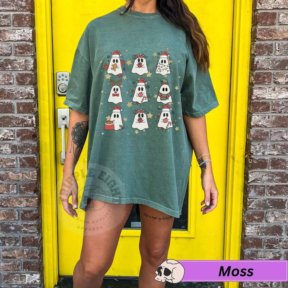 Christmas Christmas Cute Ghost Tshirt