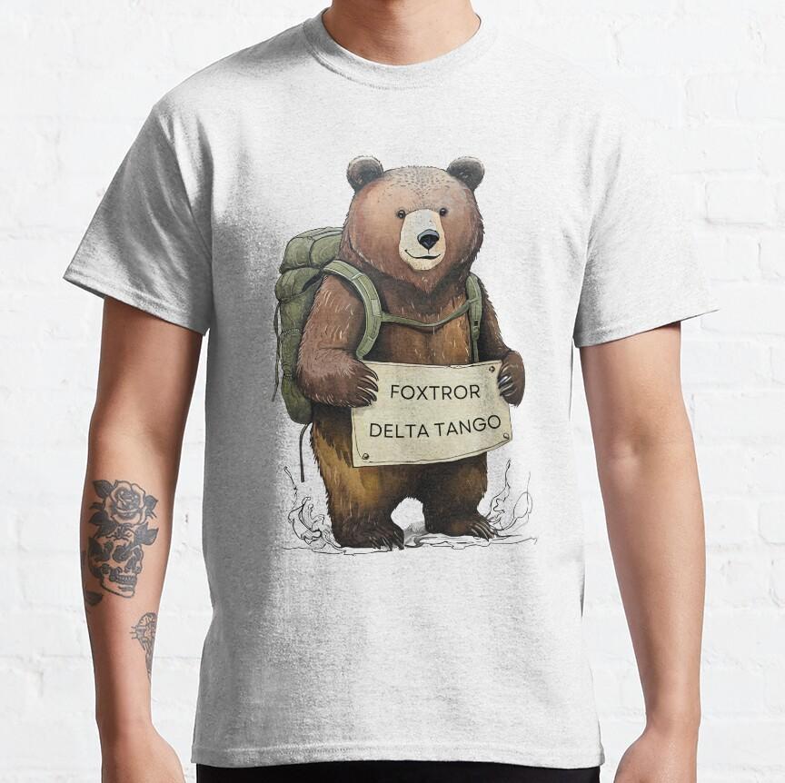 Delta Tango Military Bear Tactical Wilderness Design Shirt