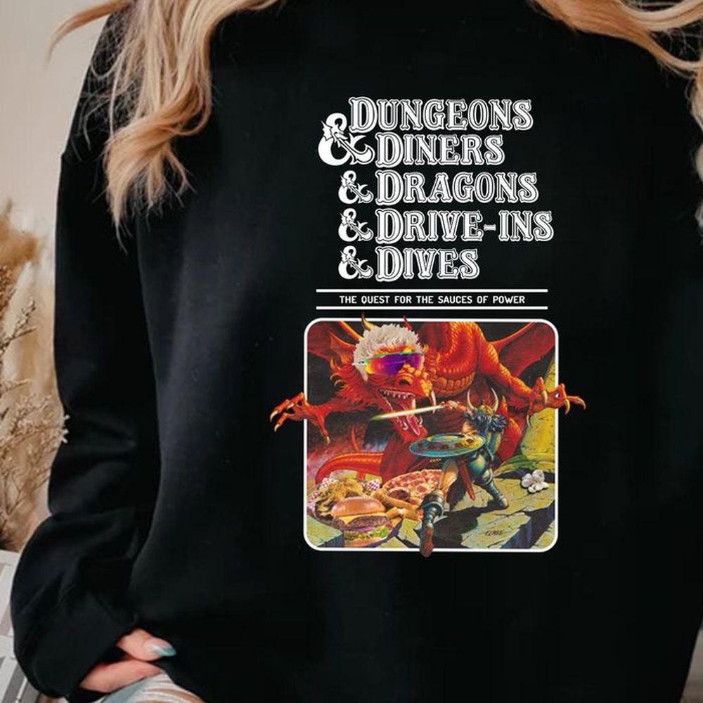 Dungeons And Diners And Dragons And Driveins And Dives Awesome Shirt