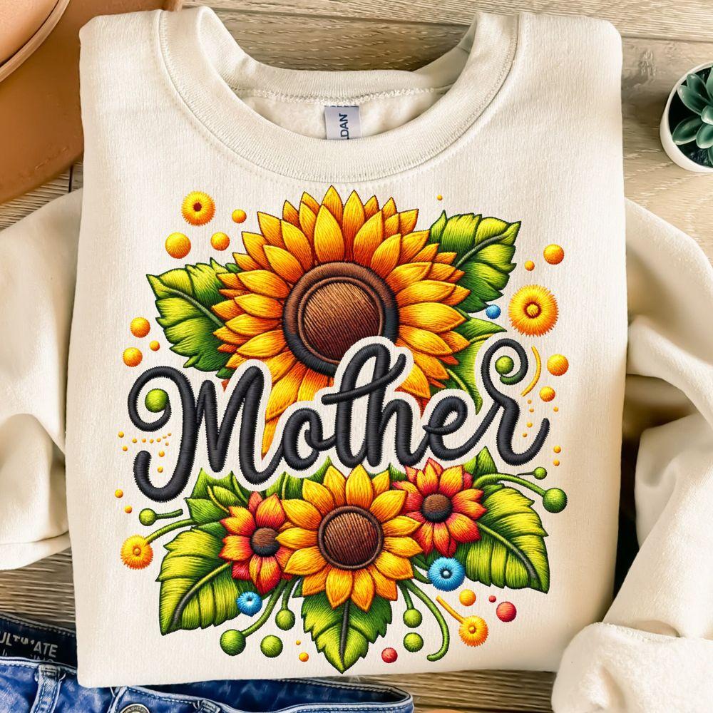 Embroidered Mother Awesome Shirt