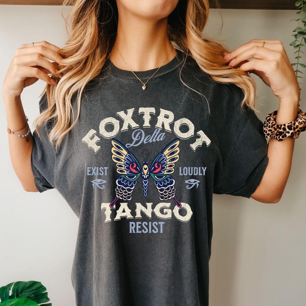 Foxtrot Delta Tango Graphic Exist Loudly 2 Shirt