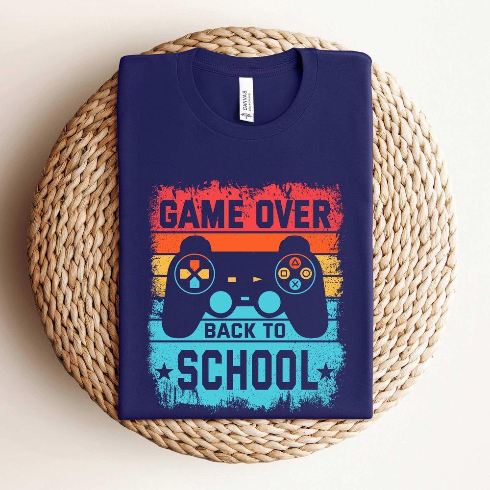 Game Over Back To School Retro Tshirt