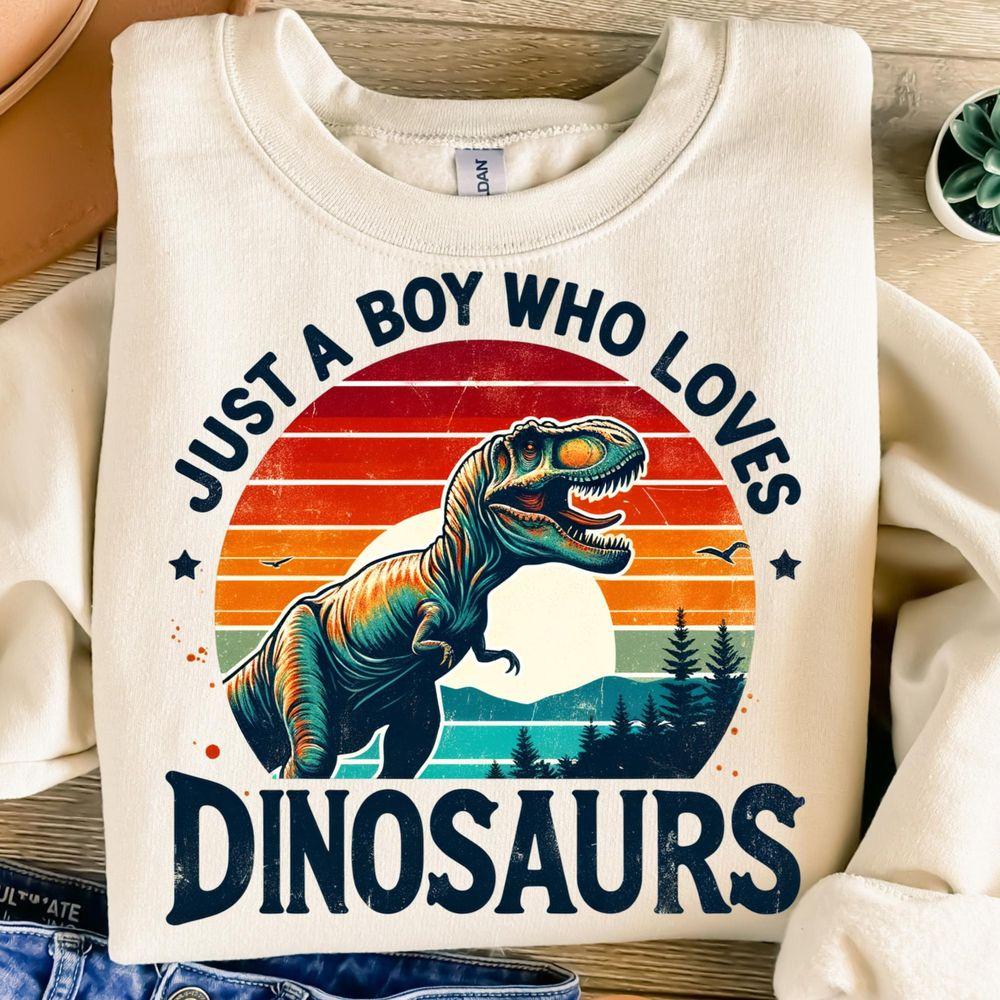 Just A Boy Who Loves Dinosaurs 2 Tshirt