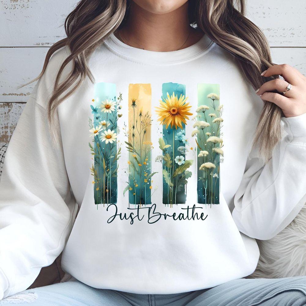 Juste Breathe Positivity Awesome Shirt