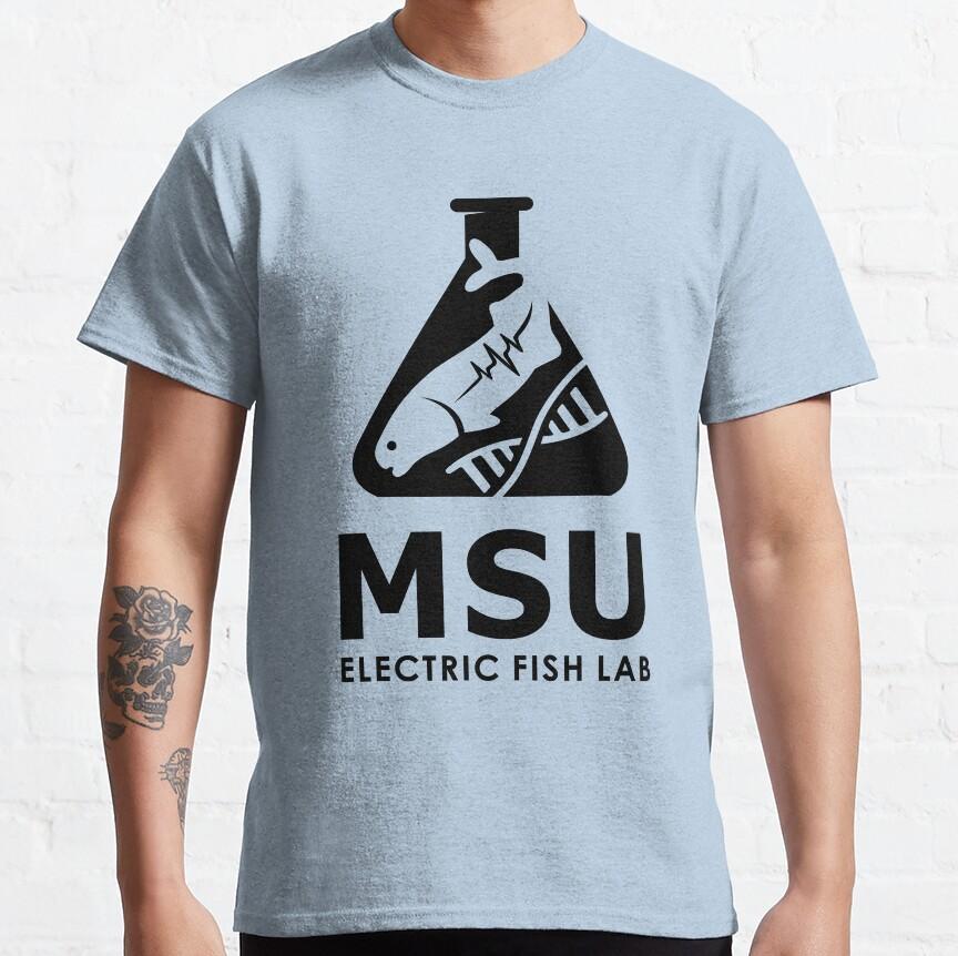 Msu Efishlab Bw Logo Tshirt