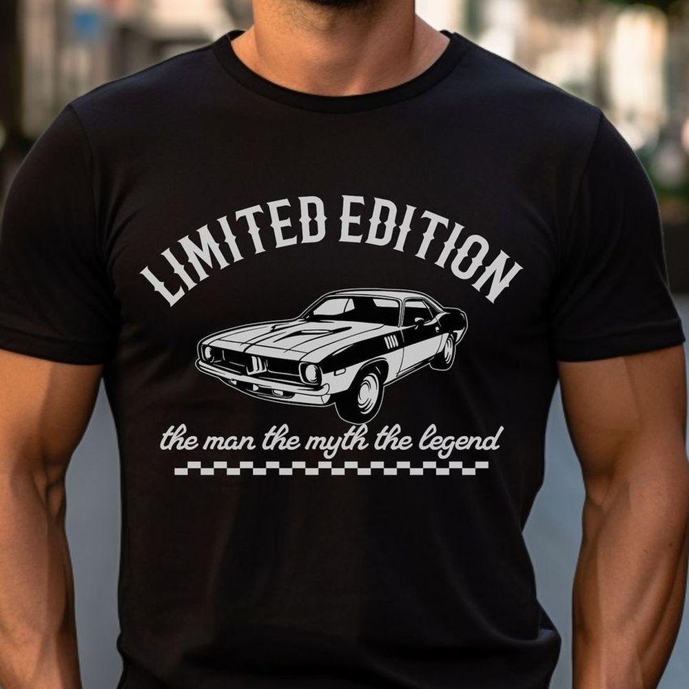 Vintage Muscle Car Birthday Tshirt