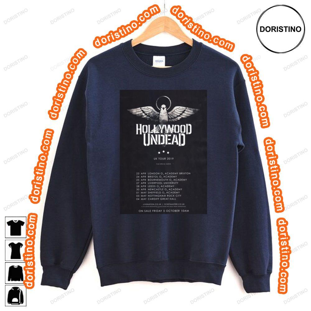 Hollywood Undead Five Uk 2019 Tour Shirt Hollywood Undead Five Uk 2019 Tour Shirt