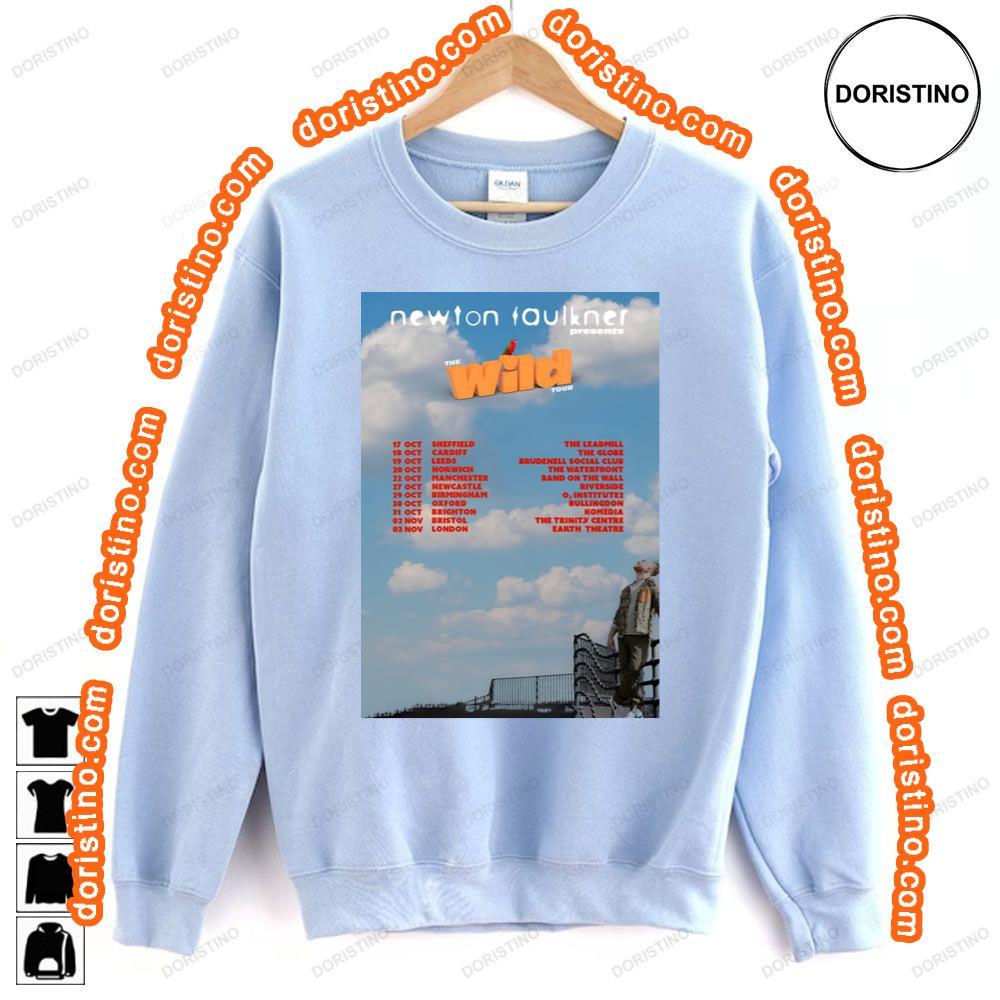Newton Faulkner The Wild 2023 Tour Tshirt Newton Faulkner The Wild 2023 Tour Tshirt