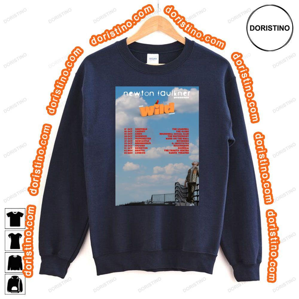 Newton Faulkner The Wild 2023 Tour Tshirt Newton Faulkner The Wild 2023 Tour Tshirt