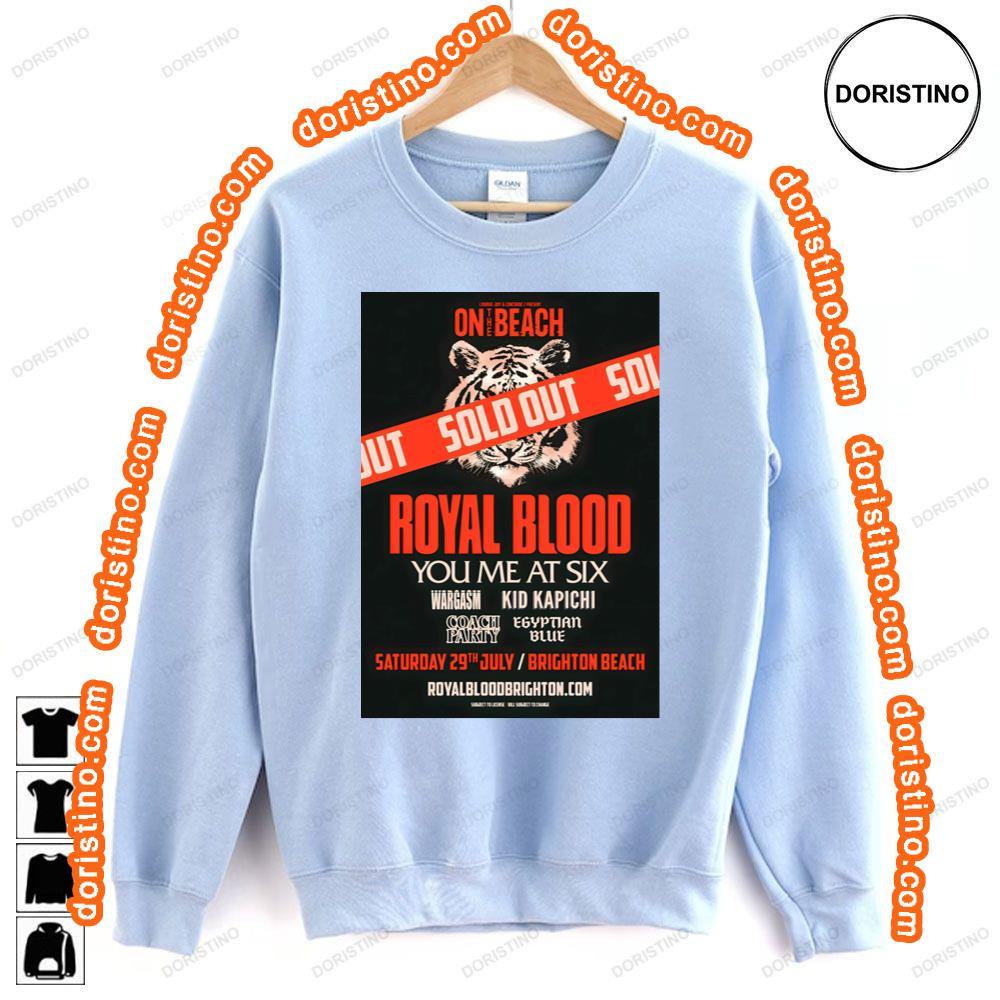 Royal Blood Back To The Water Below 2023 Tour Brighton Beach Awesome Shirt Royal Blood Back To The Water Below 2023 Tour Brighton Beach Awesome Shirt