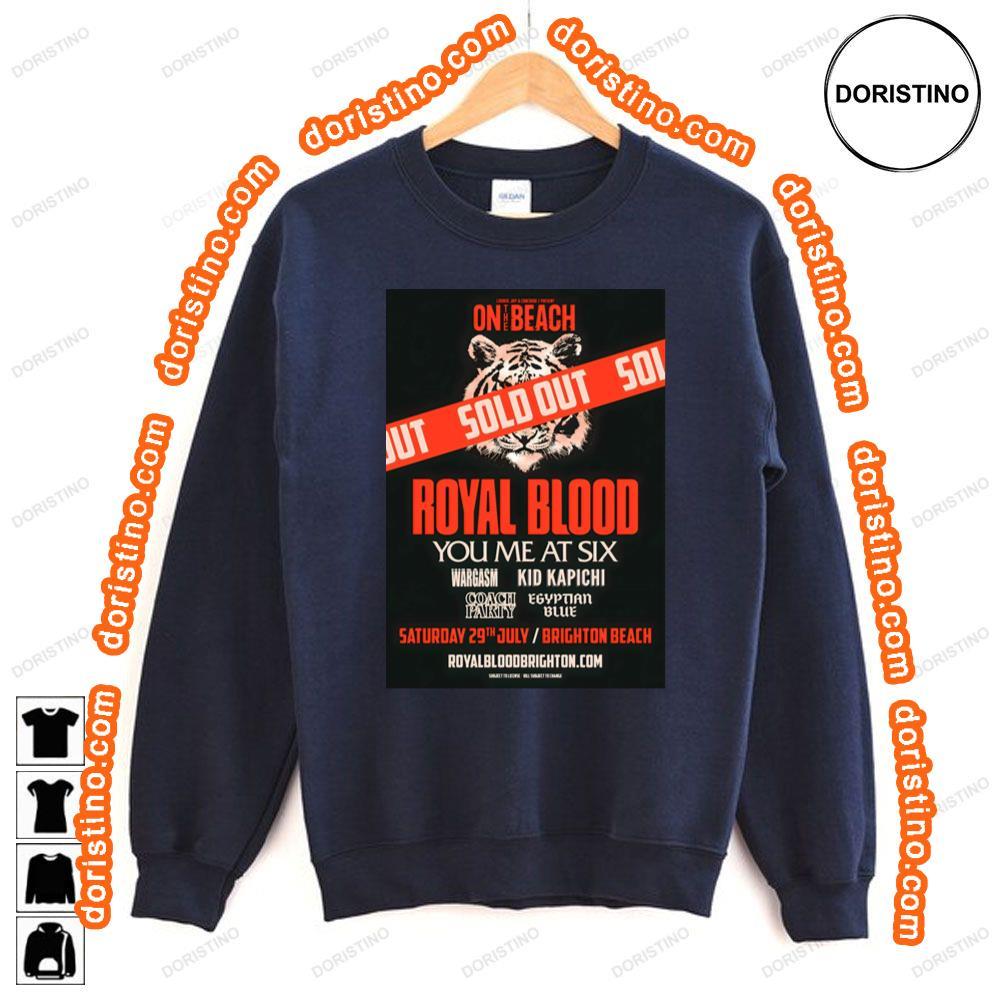 Royal Blood Back To The Water Below 2023 Tour Brighton Beach Awesome Shirt Royal Blood Back To The Water Below 2023 Tour Brighton Beach Awesome Shirt