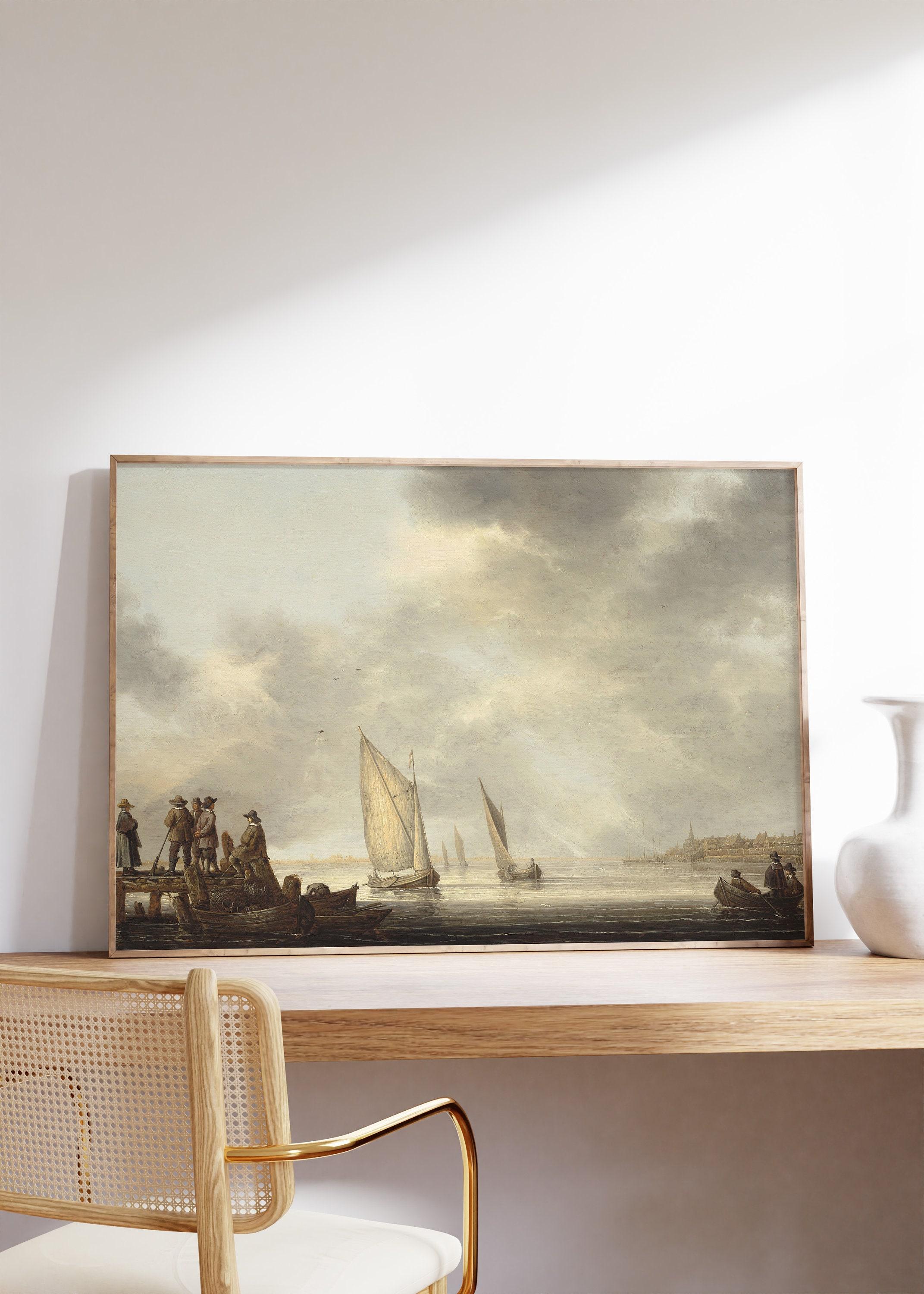 Aelbert Cuyp A Pier Overlooking Dordrecht 1640 Cloudy Sky Limited Edition Posters (No Frame) Aelbert Cuyp A Pier Overlooking Dordrecht 1640 Cloudy Sky Limited Edition Posters (No Frame)