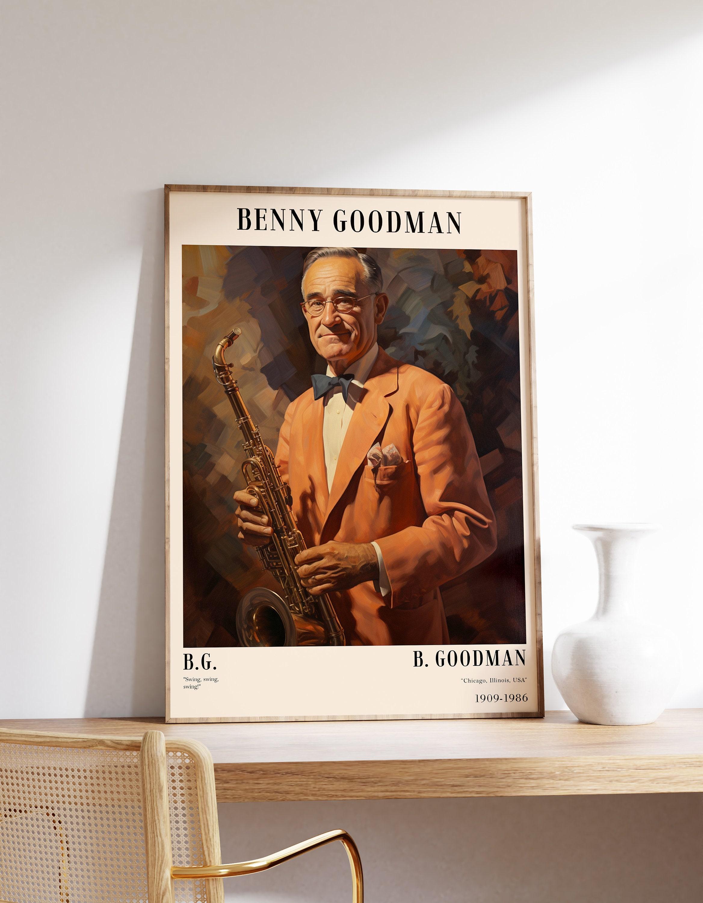 Benny Goodman 3 Trending Style Poster (No Frame) Benny Goodman 3 Trending Style Poster (No Frame)