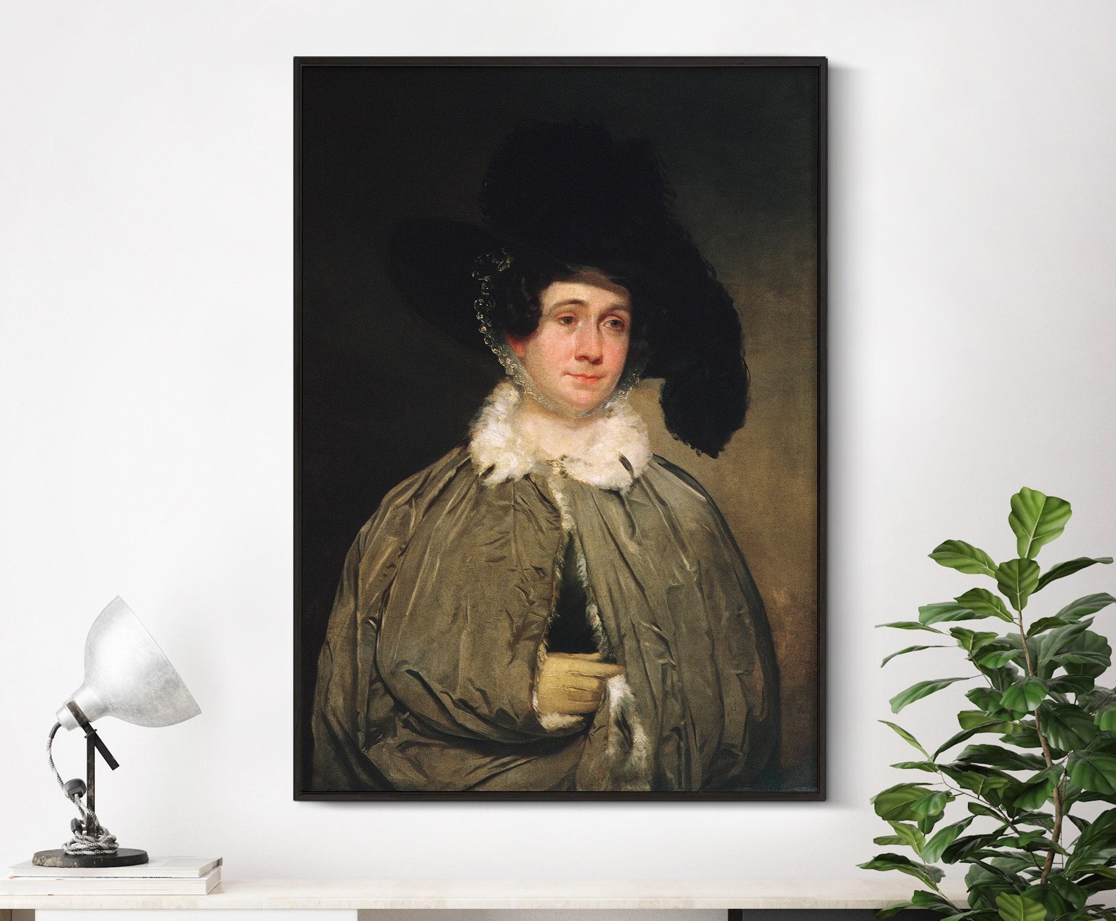 Chester Charles Harding Mrs Thomas Brewster Coolidge 1827 Vintage Antique Awesome Poster (No Frame) Chester Charles Harding Mrs Thomas Brewster Coolidge 1827 Vintage Antique Awesome Poster (No Frame)