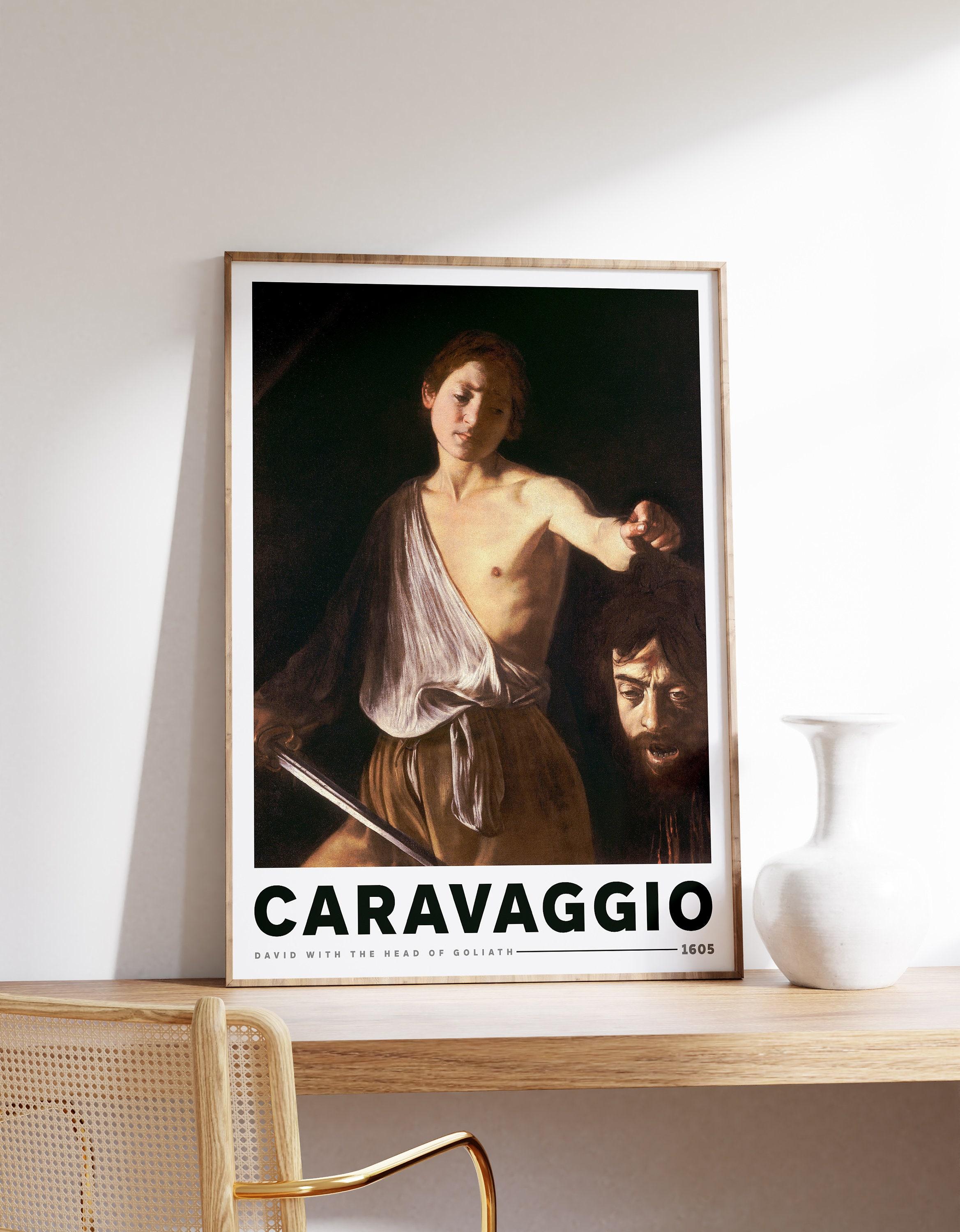 David With The Head Of Goliath By Caravaggio Exhibition Limited Edition Posters (No Frame) David With The Head Of Goliath By Caravaggio Exhibition Limited Edition Posters (No Frame)