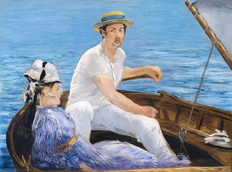 Douard Manet Boating 1874 Art Awesome Poster (No Frame) Douard Manet Boating 1874 Art Awesome Poster (No Frame)