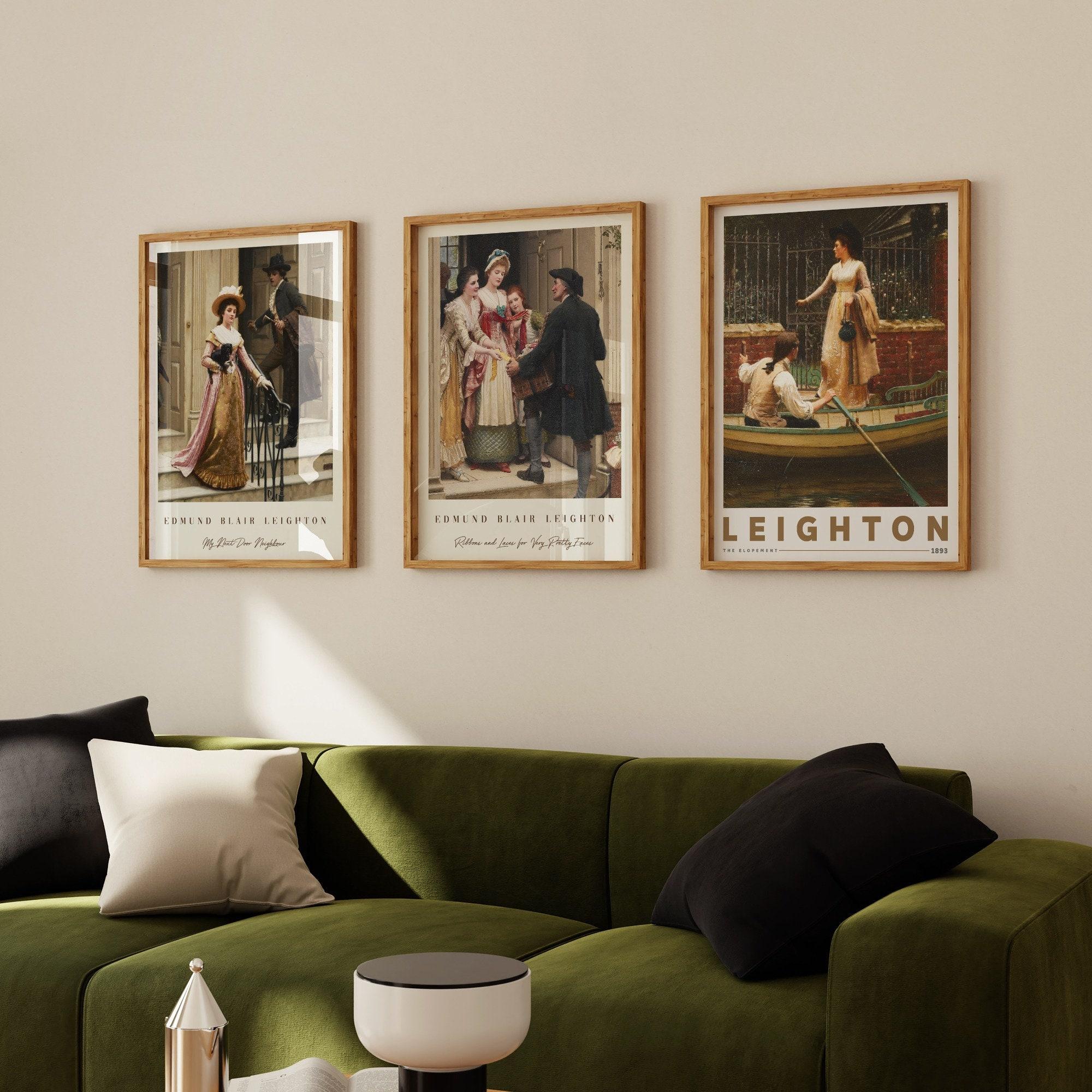 Edmund Blair Leighton Set Of 3 Exhibition 3 Awesome Poster (No Frame) Edmund Blair Leighton Set Of 3 Exhibition 3 Awesome Poster (No Frame)