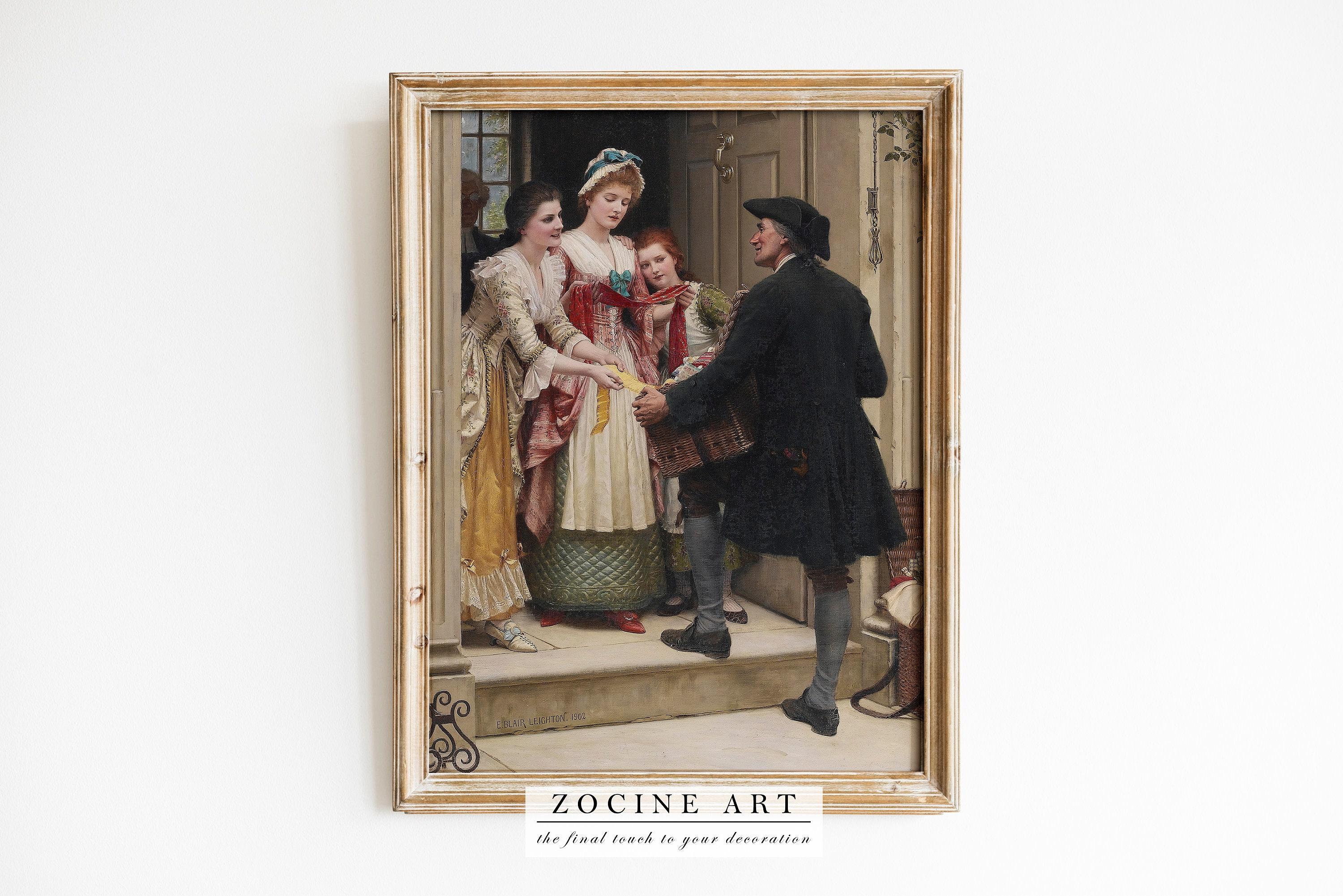 Edmund Leighton Ribbons And Laces For Very Pretty Faces 1902 Awesome Poster (No Frame) Edmund Leighton Ribbons And Laces For Very Pretty Faces 1902 Awesome Poster (No Frame)