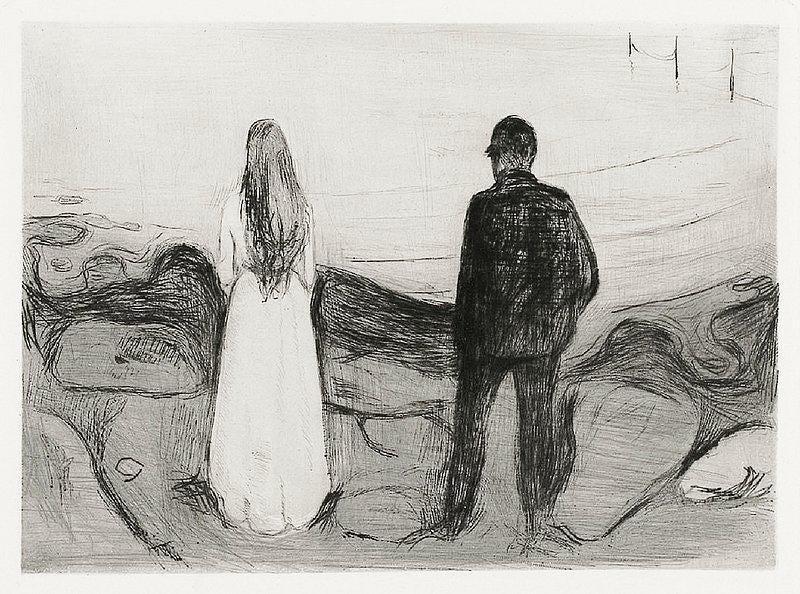 Edvard Munch Two Human Beings 2 Limited Edition Posters (No Frame) Edvard Munch Two Human Beings 2 Limited Edition Posters (No Frame)