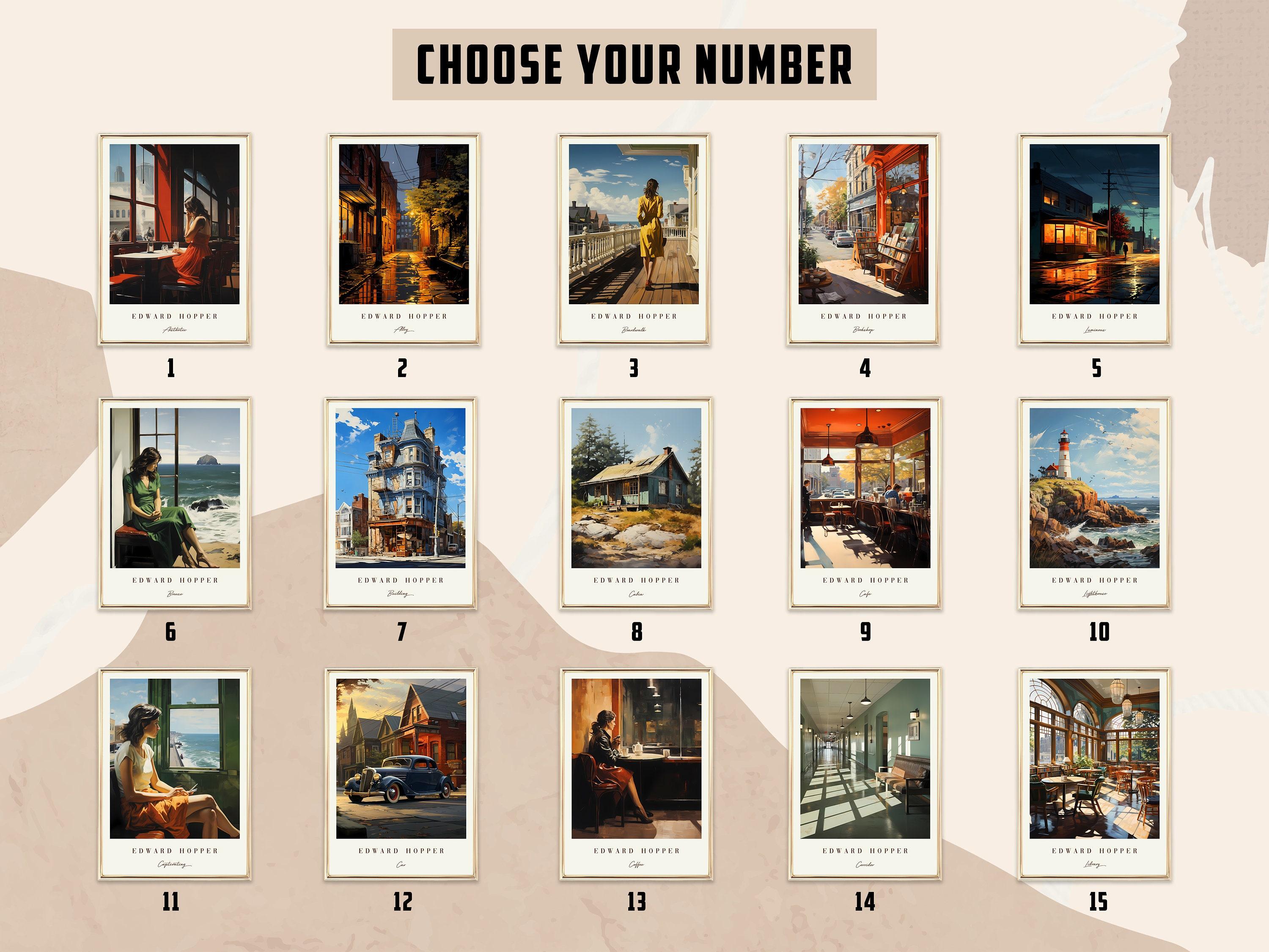 Edward Hopper Limited Edition Posters (No Frame) Edward Hopper Limited Edition Posters (No Frame)