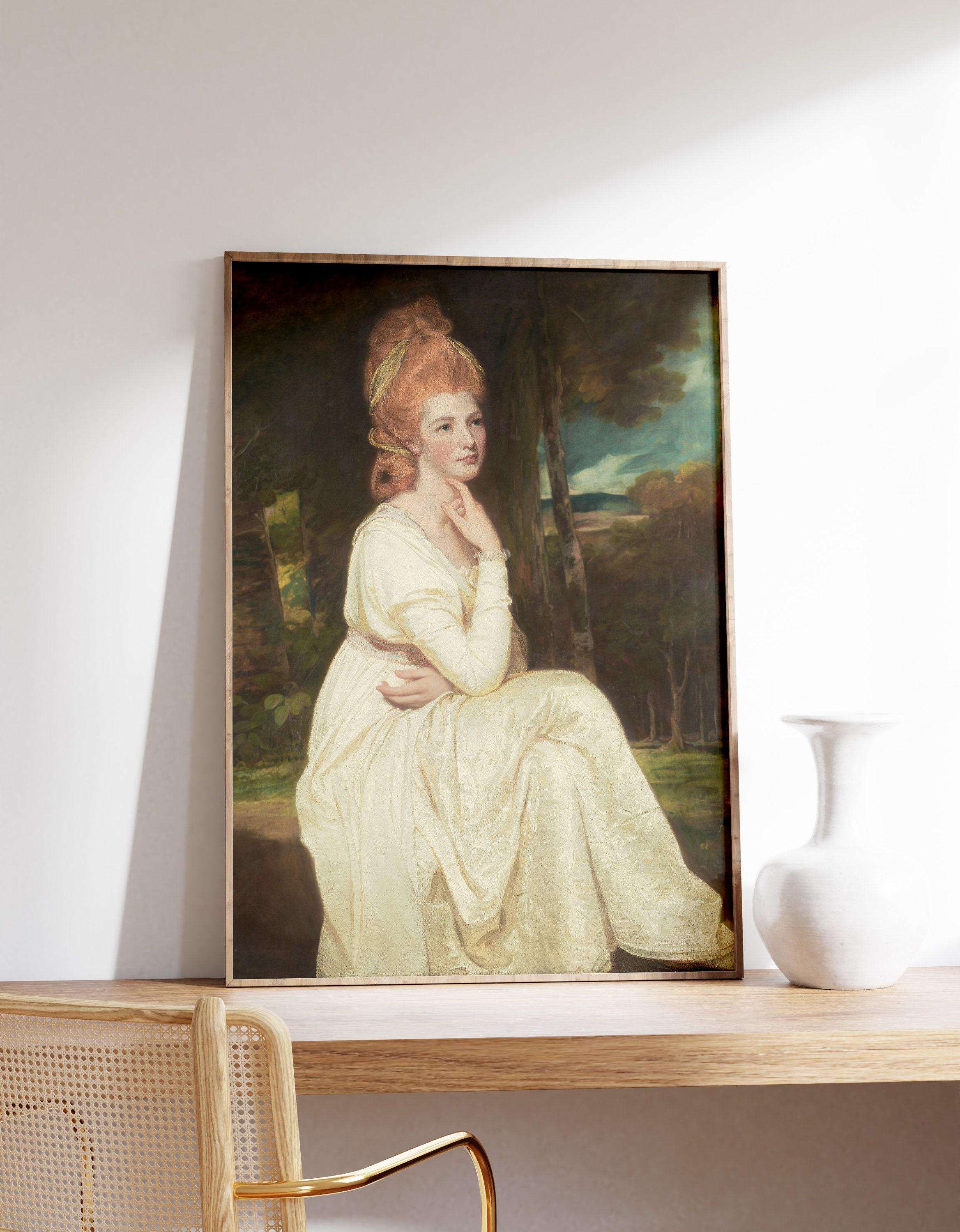 George Romney Lady Elizabeth Stanley 1776 Vintage Trending Style Poster (No Frame) George Romney Lady Elizabeth Stanley 1776 Vintage Trending Style Poster (No Frame)