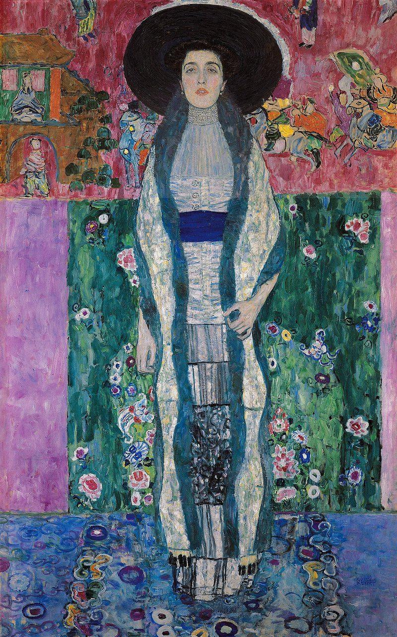 Gustav Klimt Portrait Friederike Maria Beer 1916 Art Floral Motif Art Limited Edition Posters (No Frame) Gustav Klimt Portrait Friederike Maria Beer 1916 Art Floral Motif Art Limited Edition Posters (No Frame)