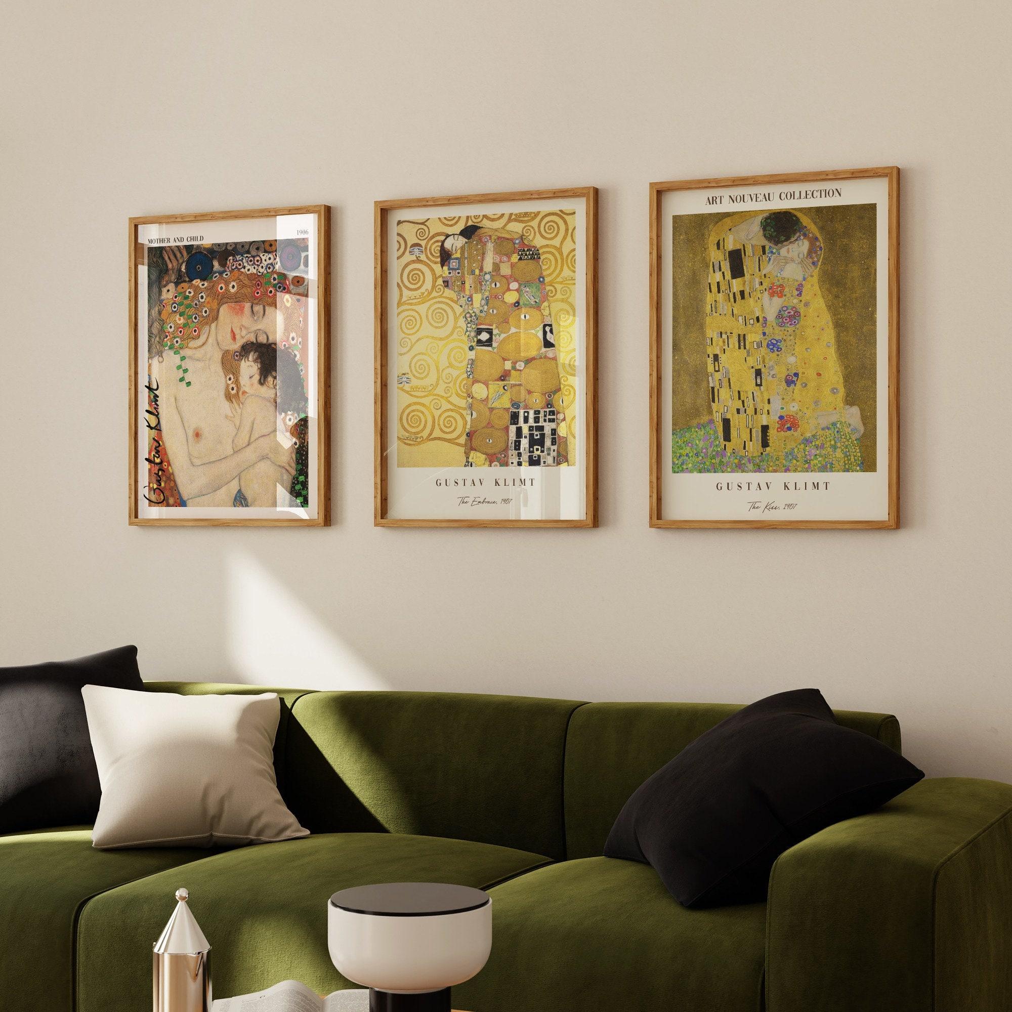Gustav Klimt Set Of 3 41 Trending Style Poster (No Frame) Gustav Klimt Set Of 3 41 Trending Style Poster (No Frame)