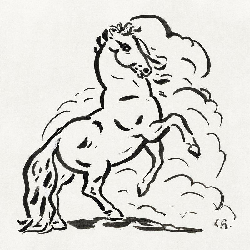 Pablo Picasso Leaping Horse 1936 Trending Style Poster (No Frame) Pablo Picasso Leaping Horse 1936 Trending Style Poster (No Frame)