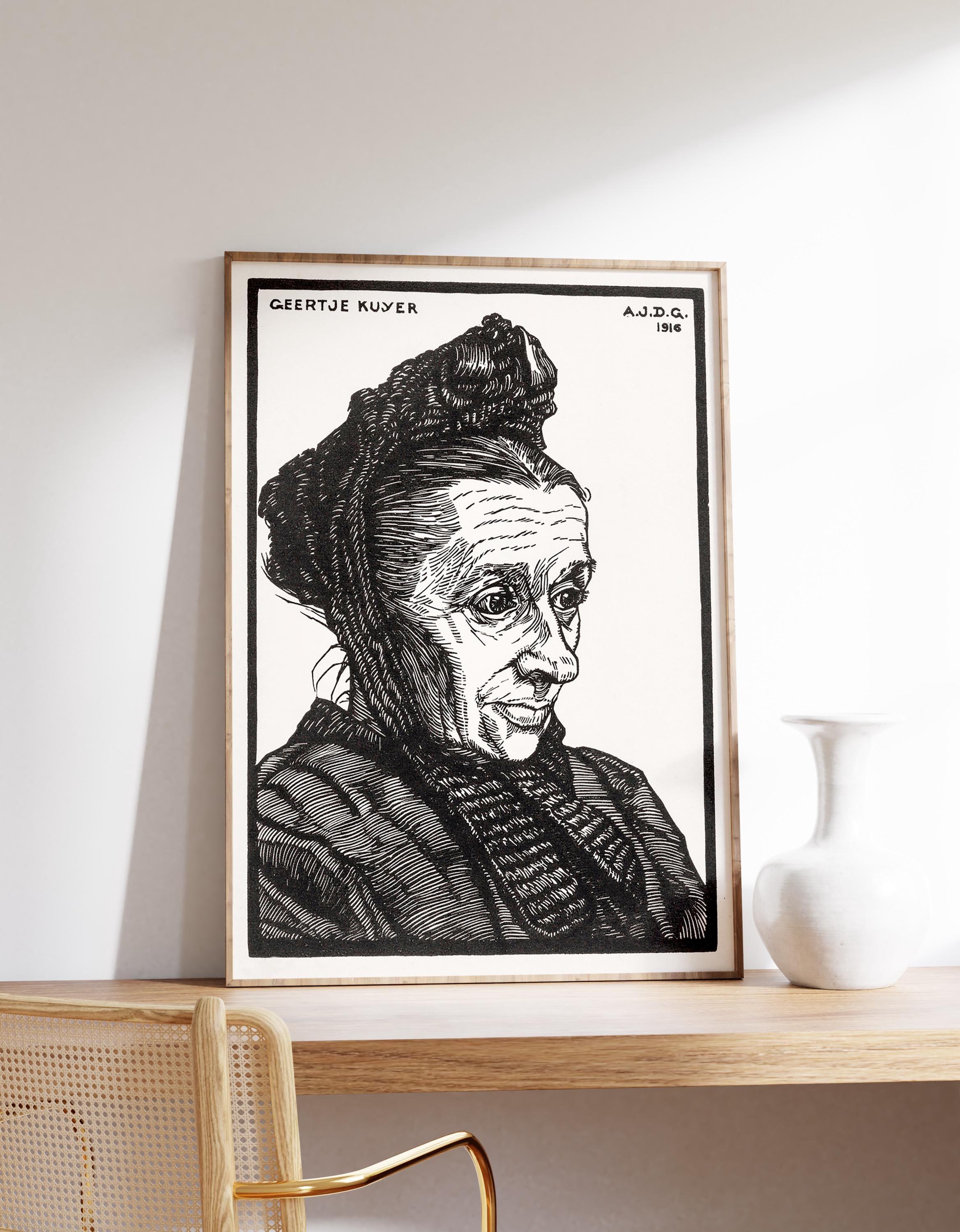 Portrait Of Geertje Kuijer Limited Edition Posters (No Frame) Portrait Of Geertje Kuijer Limited Edition Posters (No Frame)