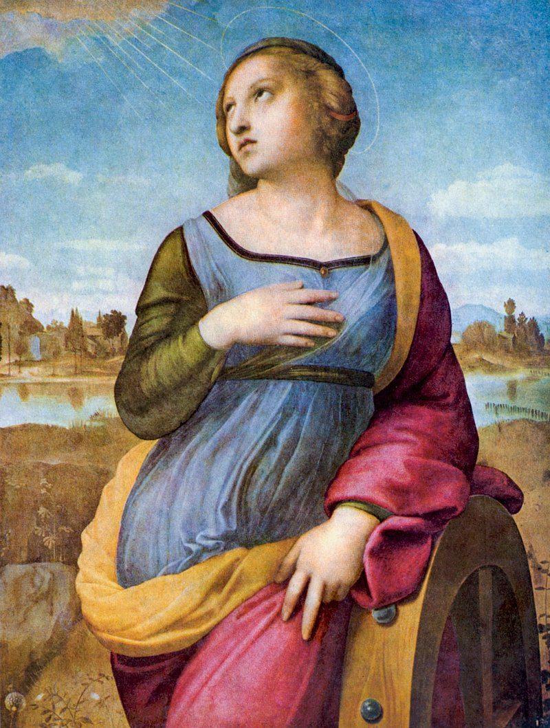 Raffaello Sanzio St Catherine Of Alexandria Renaissance Art Vintage Limited Edition Posters (No Frame) Raffaello Sanzio St Catherine Of Alexandria Renaissance Art Vintage Limited Edition Posters (No Frame)