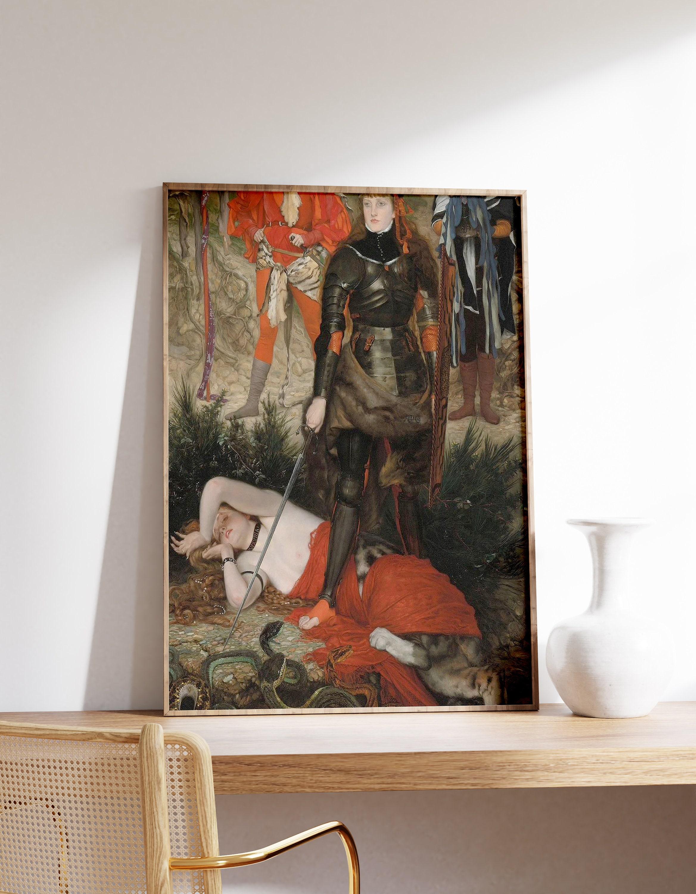 The Challenge By James Tissot Vintage Awesome Poster (No Frame) The Challenge By James Tissot Vintage Awesome Poster (No Frame)