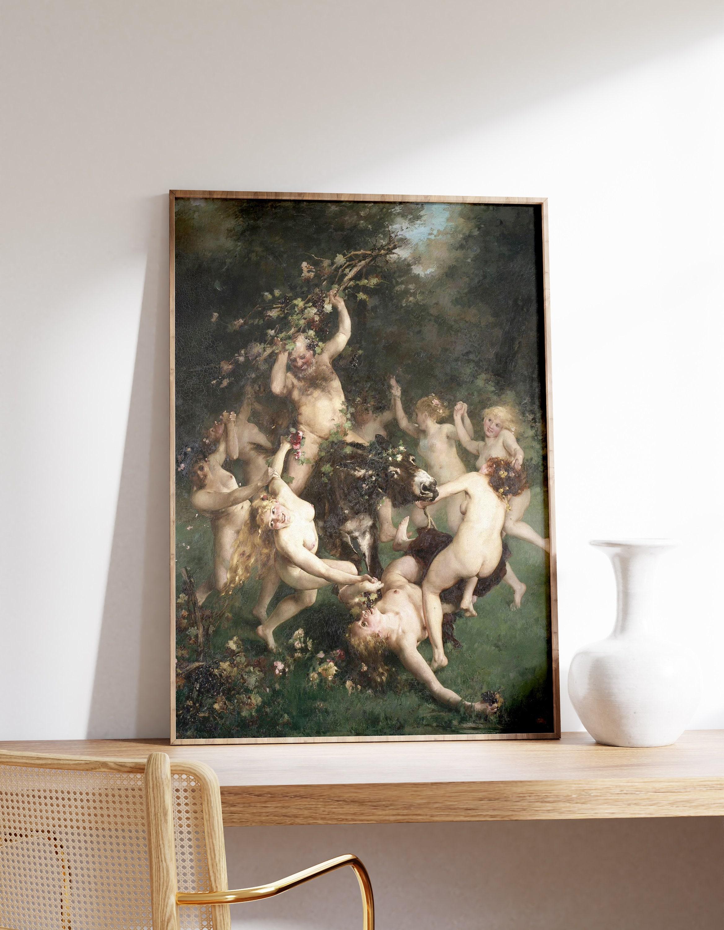 The Feast Of Silenus By Alfred Philippe Roll Mythological Art Limited Edition Posters (No Frame) The Feast Of Silenus By Alfred Philippe Roll Mythological Art Limited Edition Posters (No Frame)