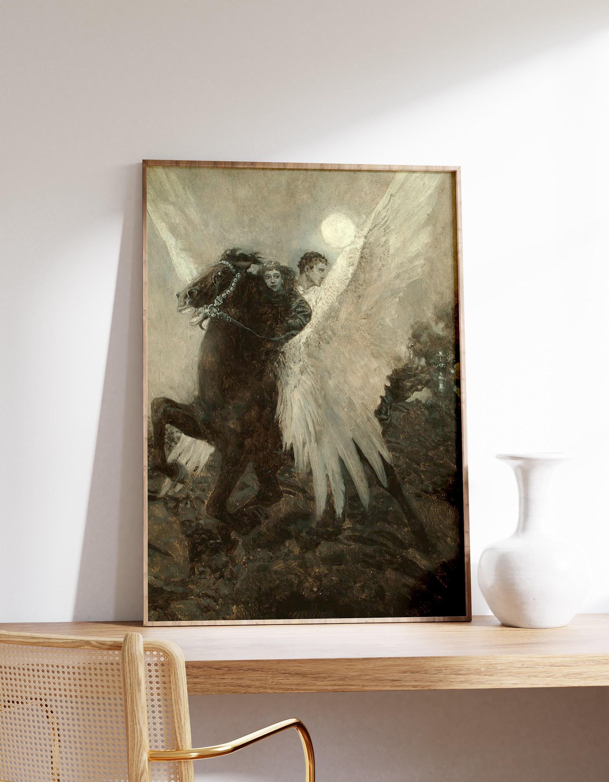 The Garden Behind The Moon 1895 By Howard Pyle Vintage Awesome Poster (No Frame) The Garden Behind The Moon 1895 By Howard Pyle Vintage Awesome Poster (No Frame)