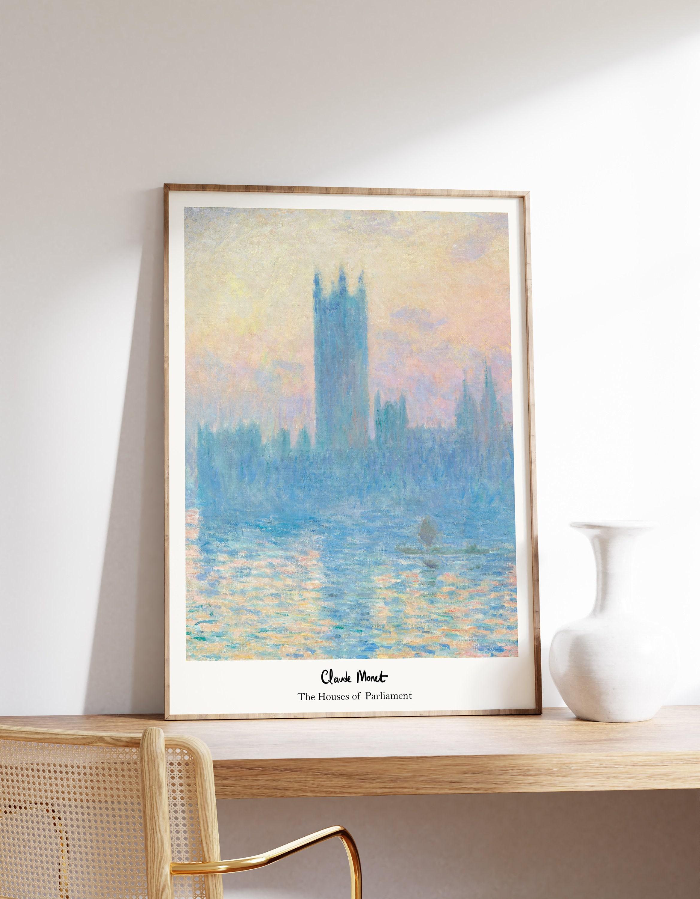 The Houses Of Parliament By Claude Monet Exhibition 3 Trending Style Poster (No Frame) The Houses Of Parliament By Claude Monet Exhibition 3 Trending Style Poster (No Frame)