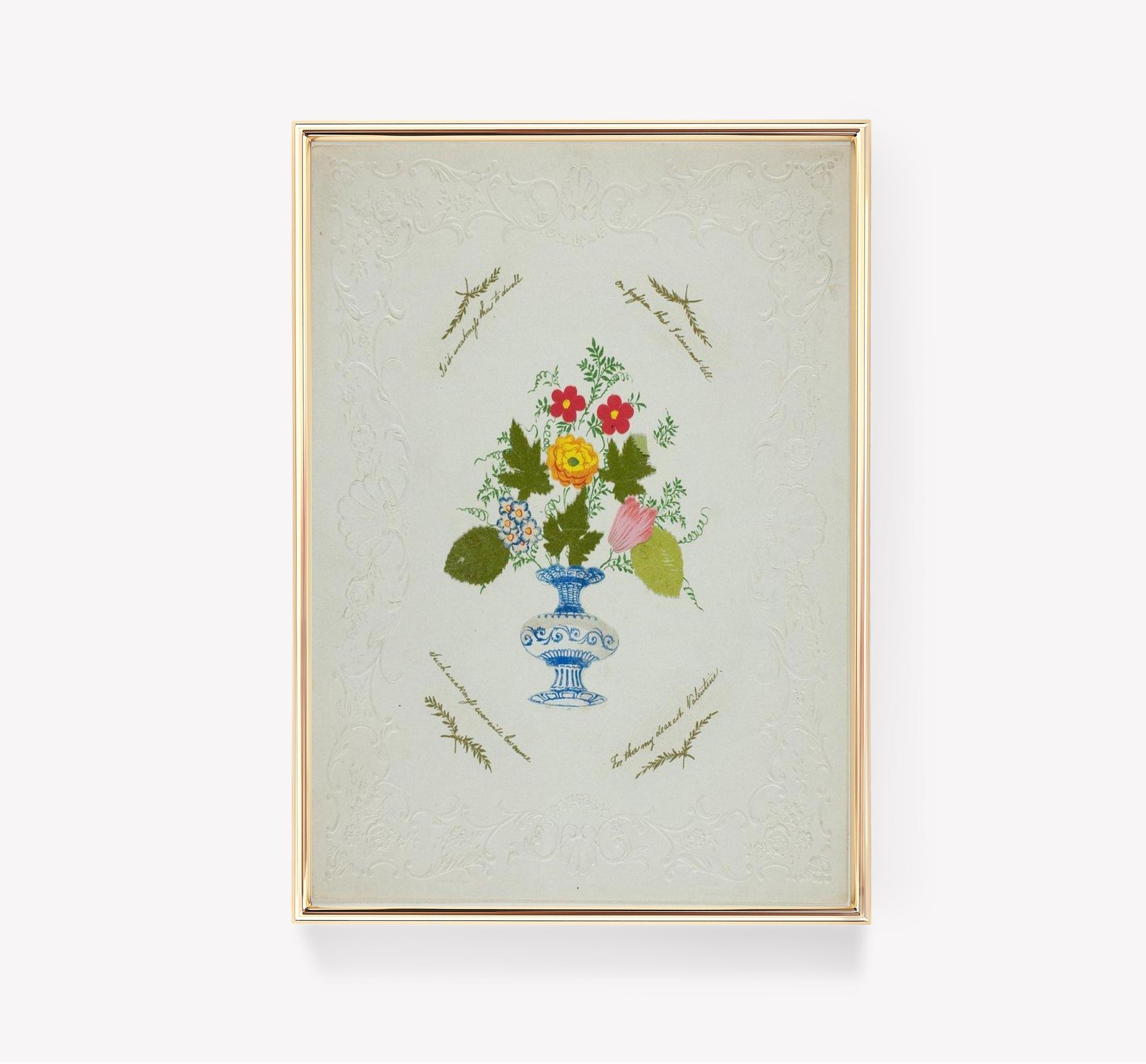 Victorian Valentine Card Romantic Victorian Awesome Poster (No Frame) Victorian Valentine Card Romantic Victorian Awesome Poster (No Frame)