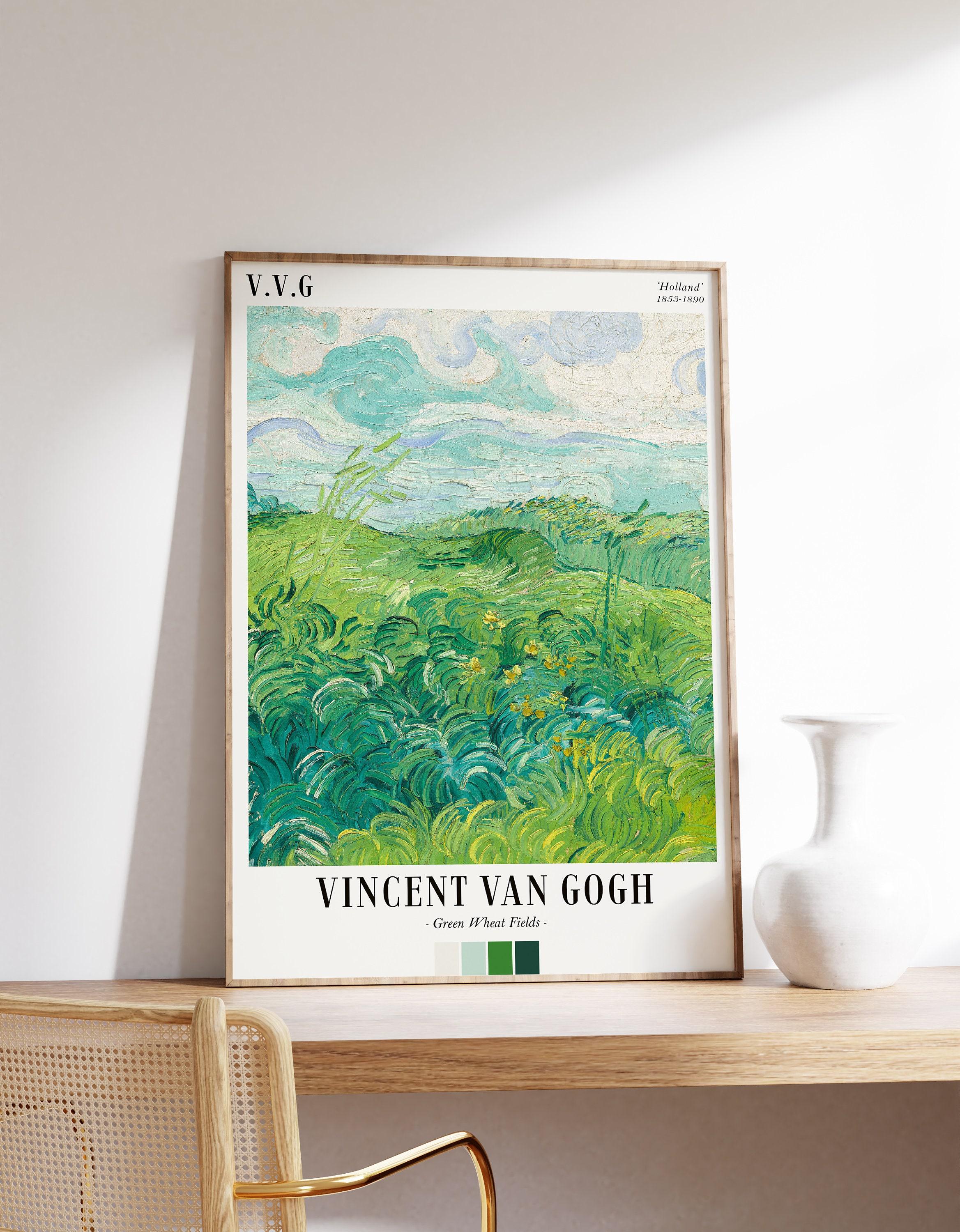 Vincent Van Gogh Green Wheat Fields Exhibition Awesome Poster (No Frame) Vincent Van Gogh Green Wheat Fields Exhibition Awesome Poster (No Frame)