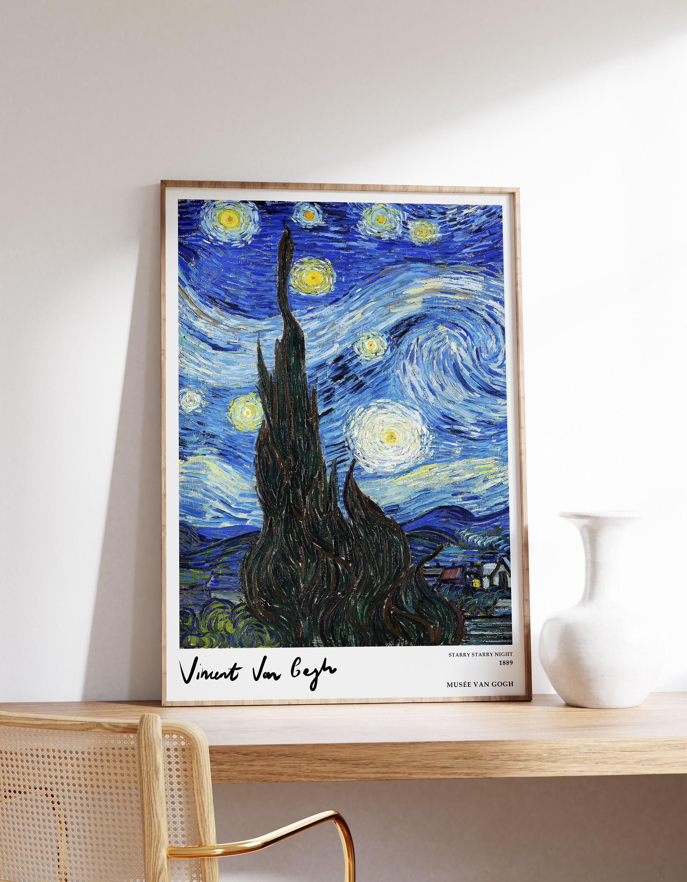 Vincent Van Gogh Starry Starry Night 1889 Modern Wall Decor Antique Trending Style Poster (No Frame) Vincent Van Gogh Starry Starry Night 1889 Modern Wall Decor Antique Trending Style Poster (No Frame)