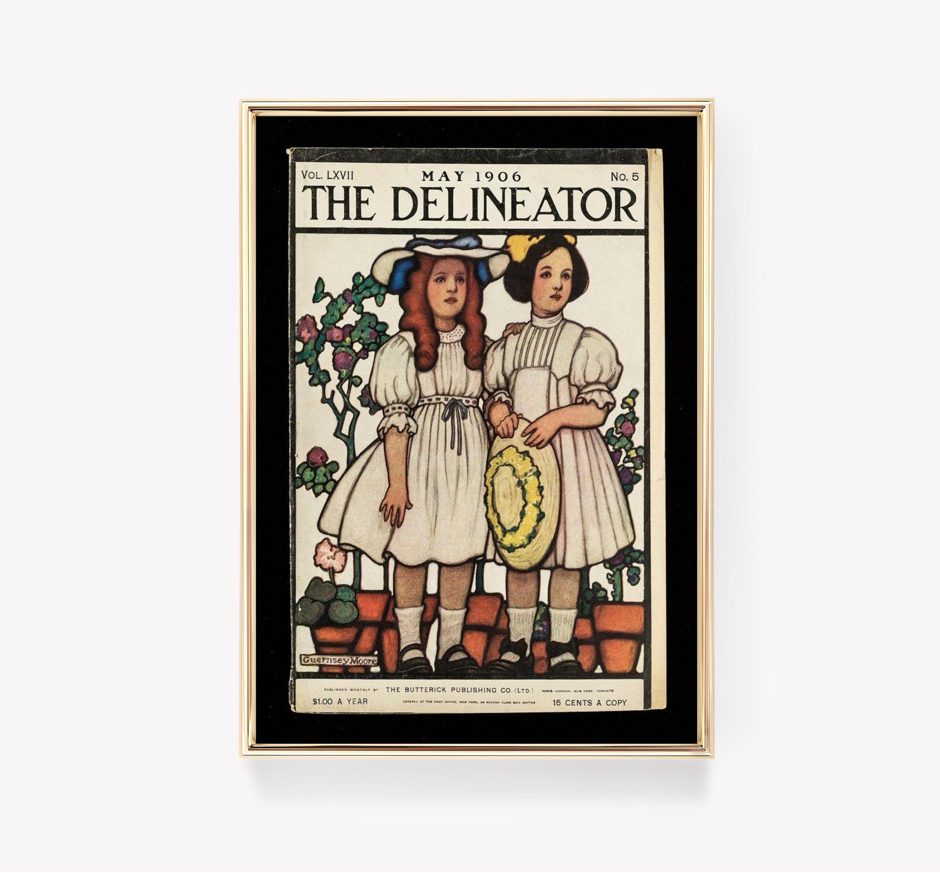 Vintage Magazine Cover Guernsey Moore Cover Antique Art Awesome Poster (No Frame) Vintage Magazine Cover Guernsey Moore Cover Antique Art Awesome Poster (No Frame)