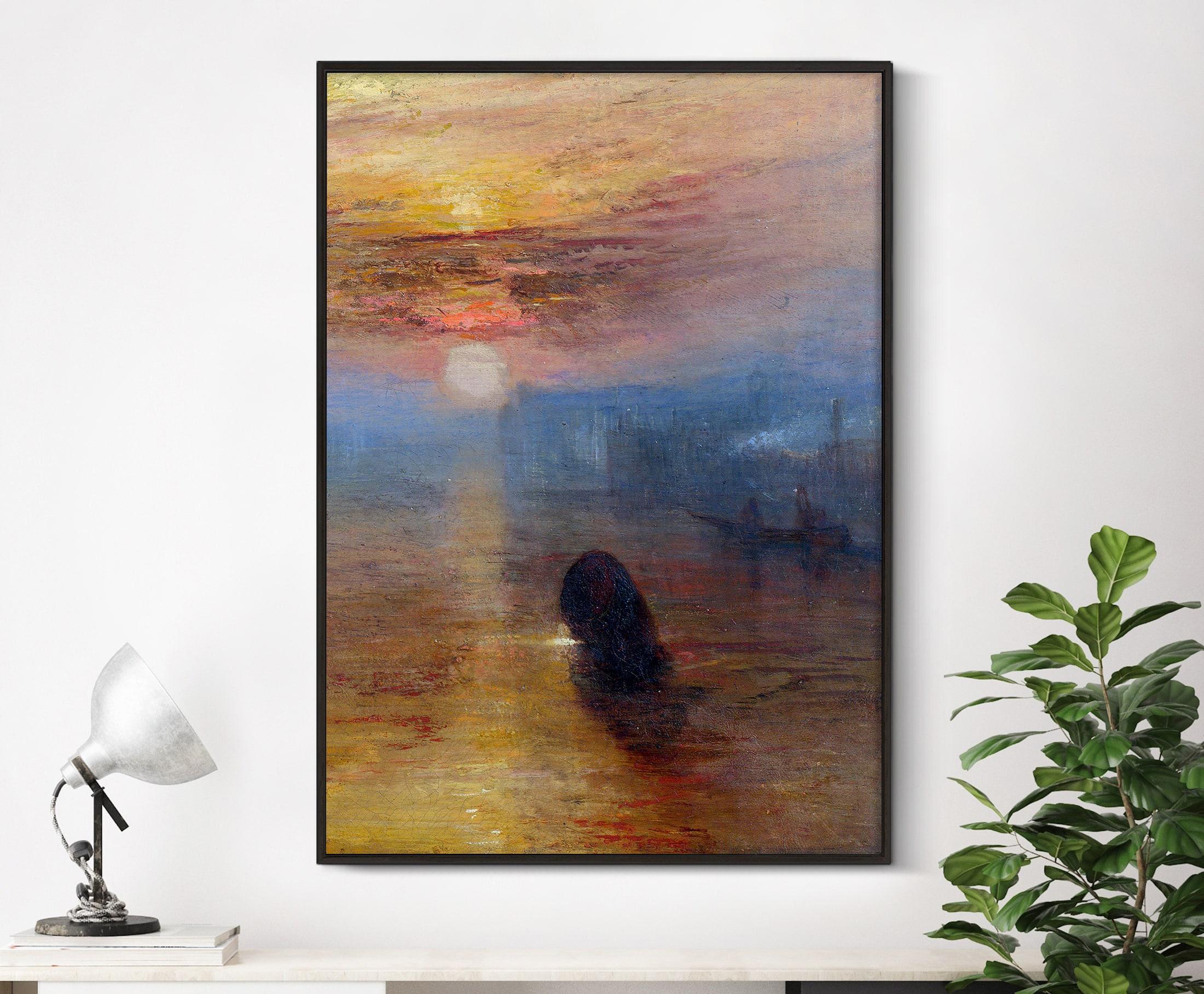 William Turner The Fighting Temeraire Tugged To Her Last Berth To Be Broken Up 1839 Trending Style Poster (No Frame) William Turner The Fighting Temeraire Tugged To Her Last Berth To Be Broken Up 1839 Trending Style Poster (No Frame)